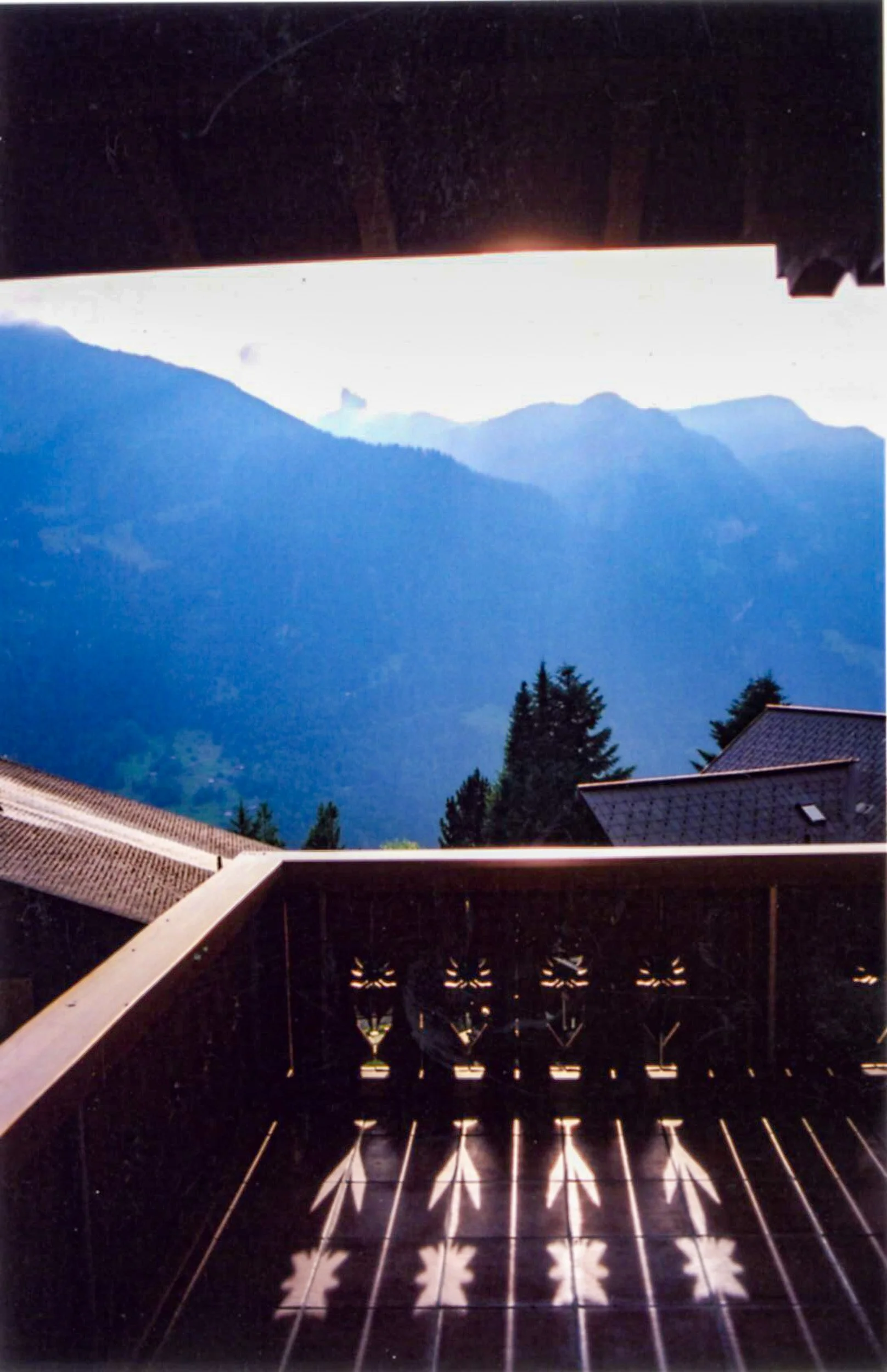 View from the balcony at Breithornblick