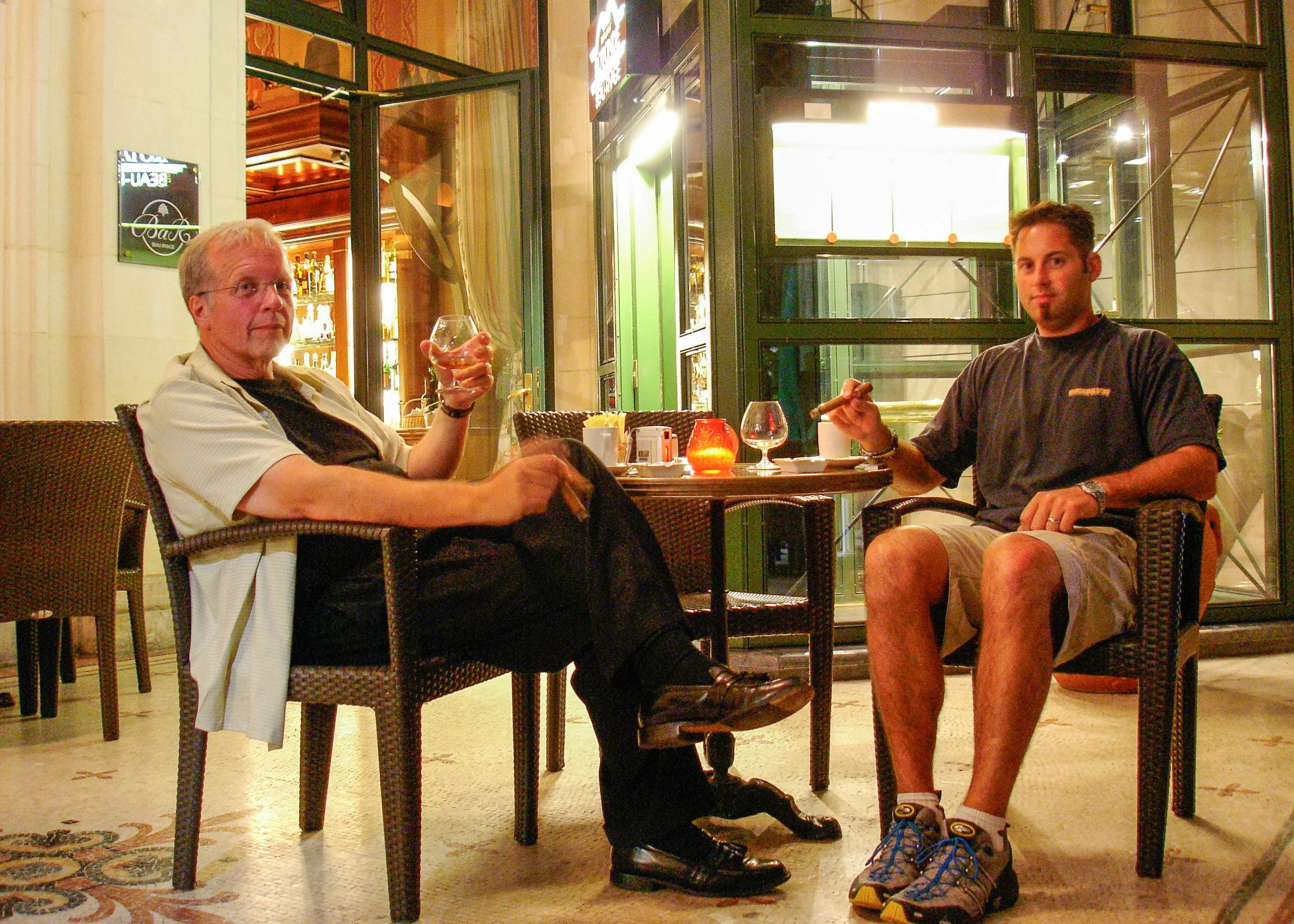 Cocktails at Hotel Beau Rivage Lausanne