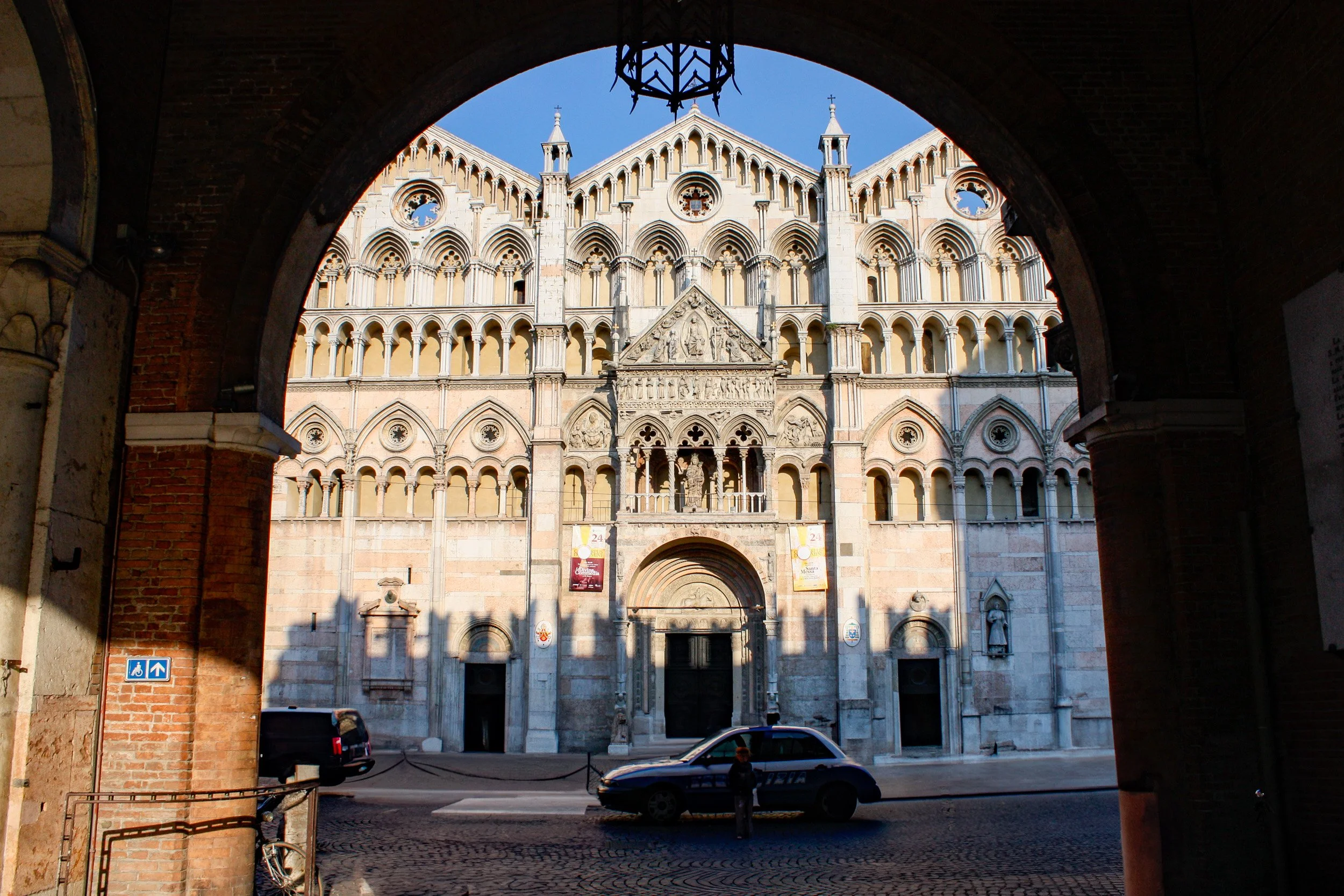 After the car factory visits it's on to Ferrara.