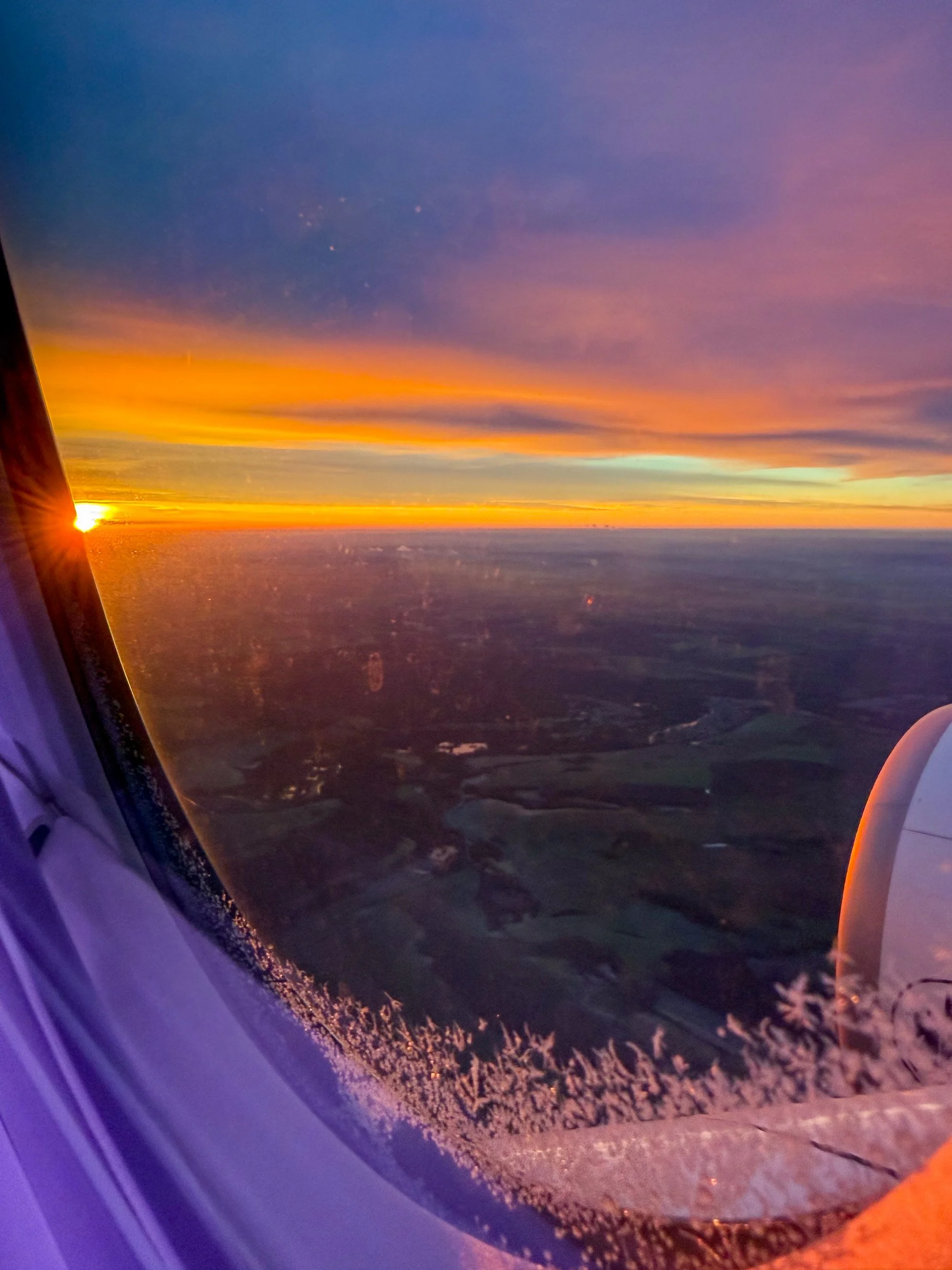 The sun rises over Paris on Monday morning