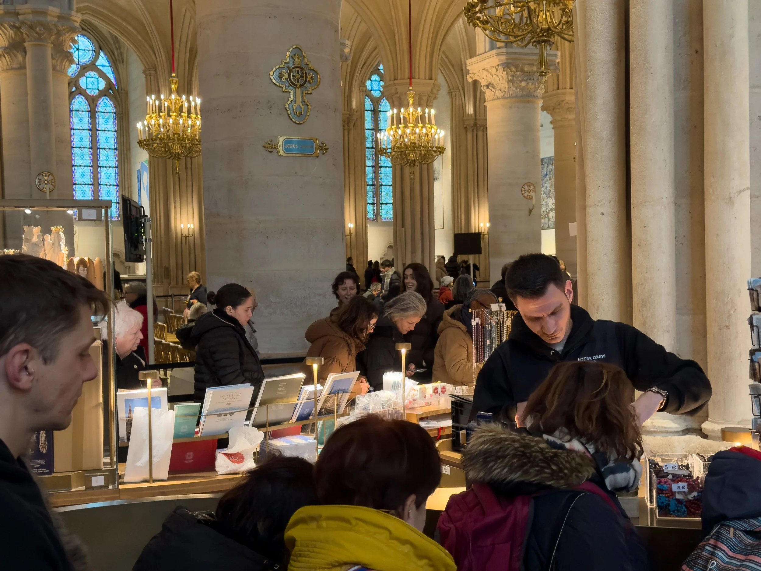 The gift shop seemed oddly situated. Perhaps it's that old "moneychangers in the temple" issue?