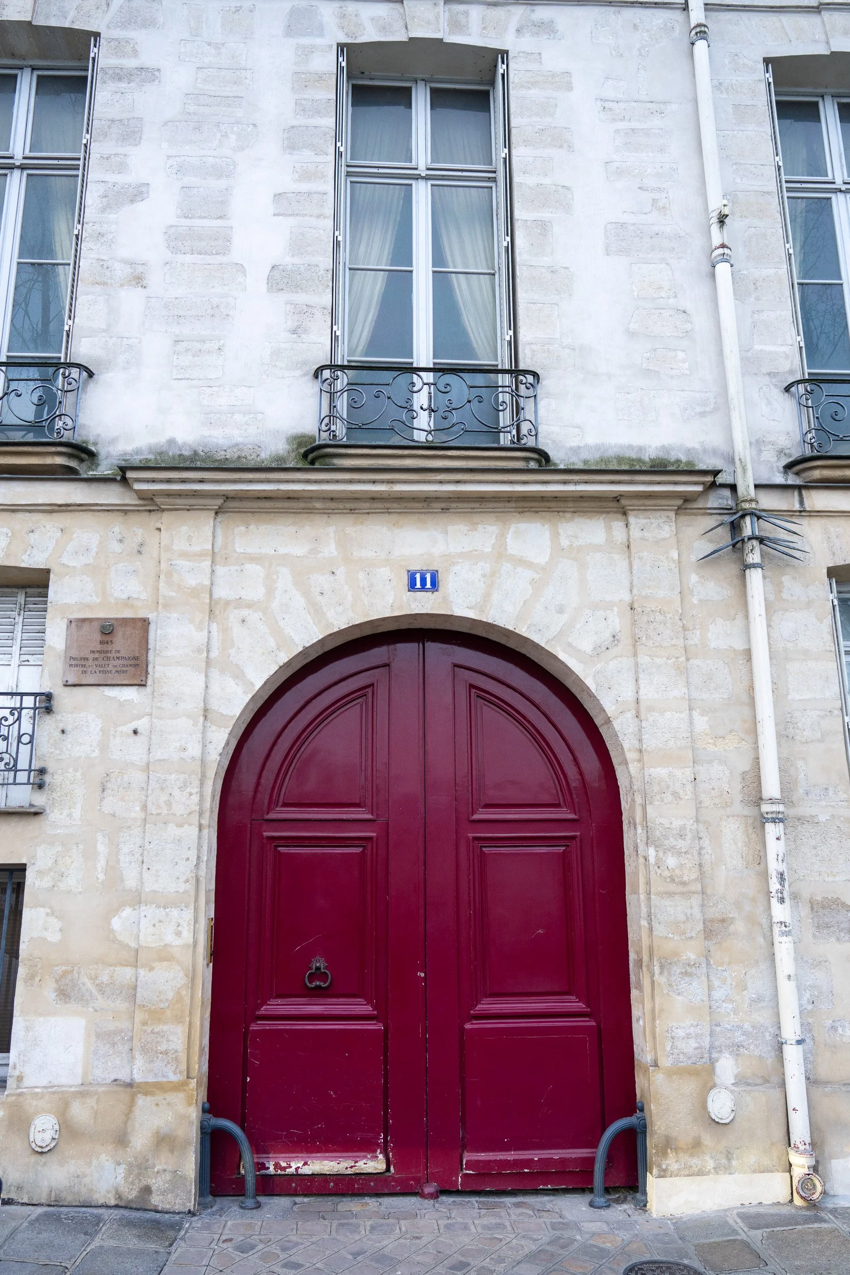 Another, less threatening, Parisian door.