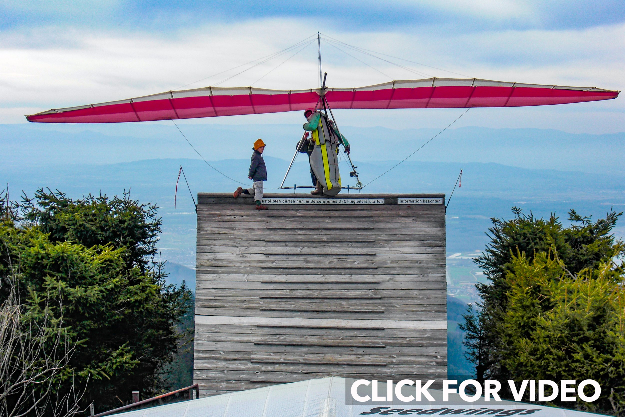 Hang gliding in southern Germany