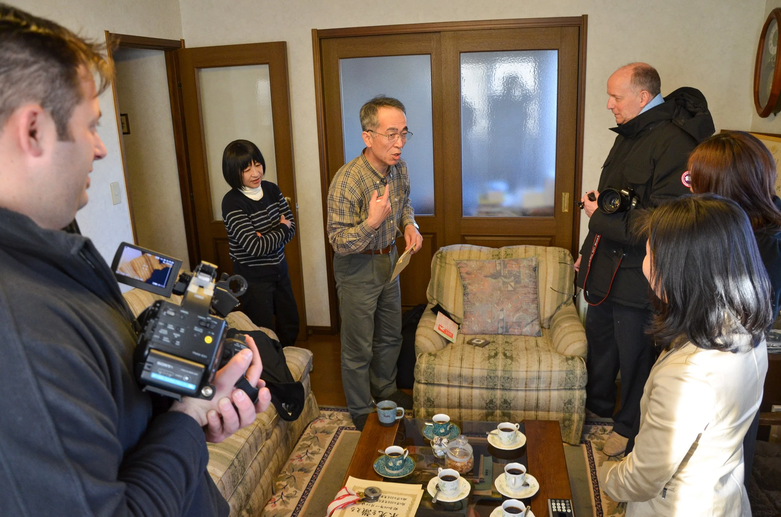 The professor's home