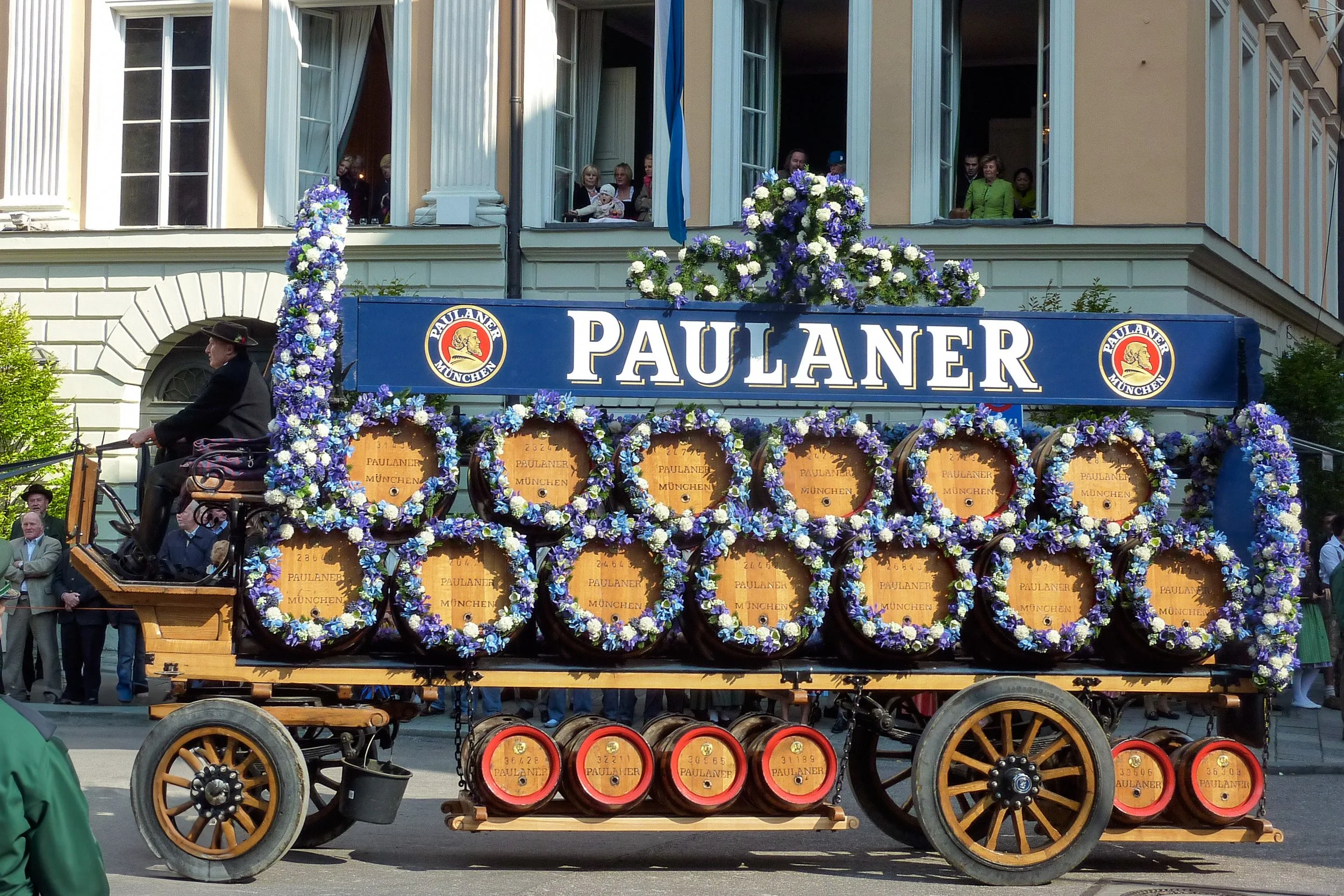 Oktoberfest parade wagon