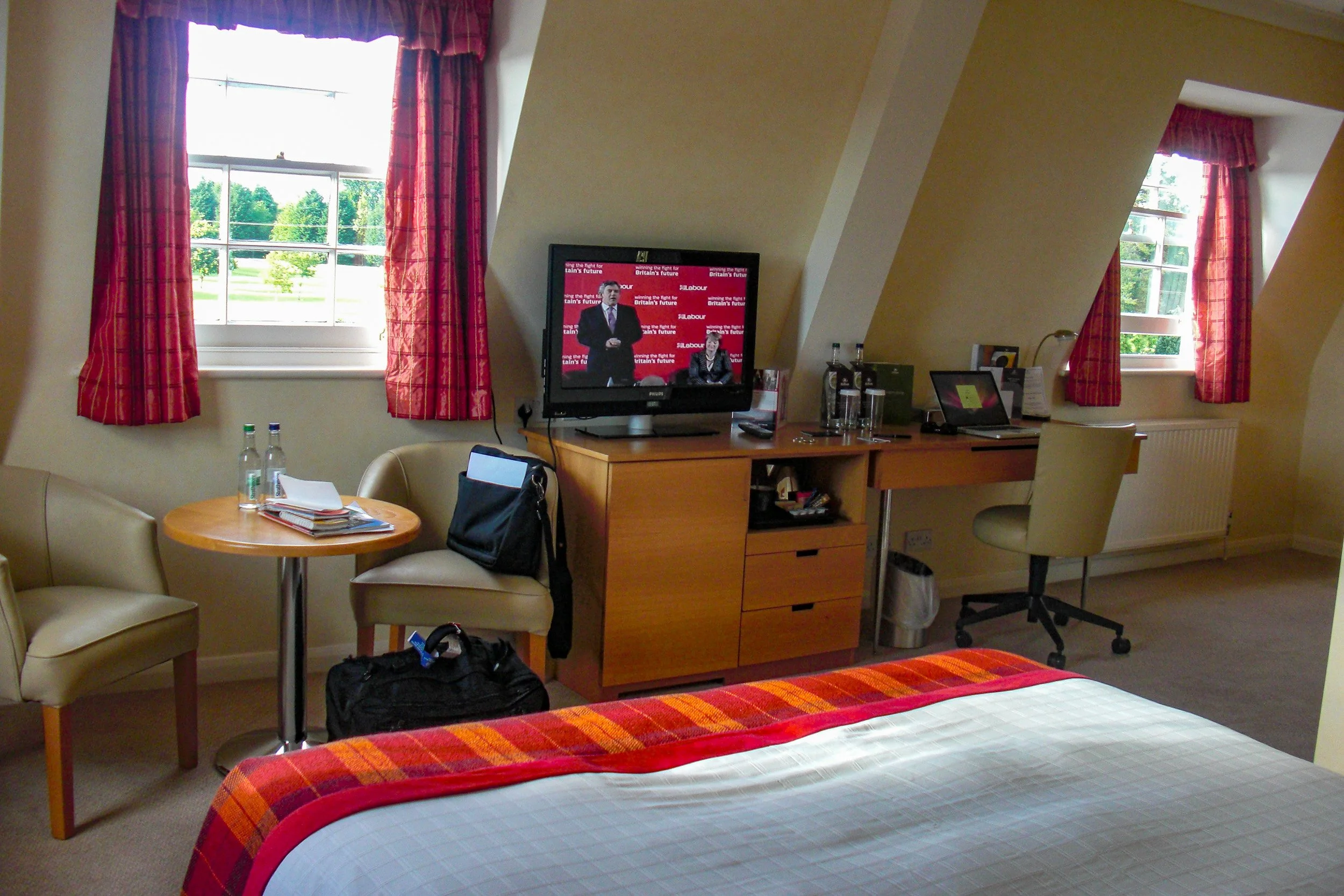 My room at the Hilton Avisford Park 