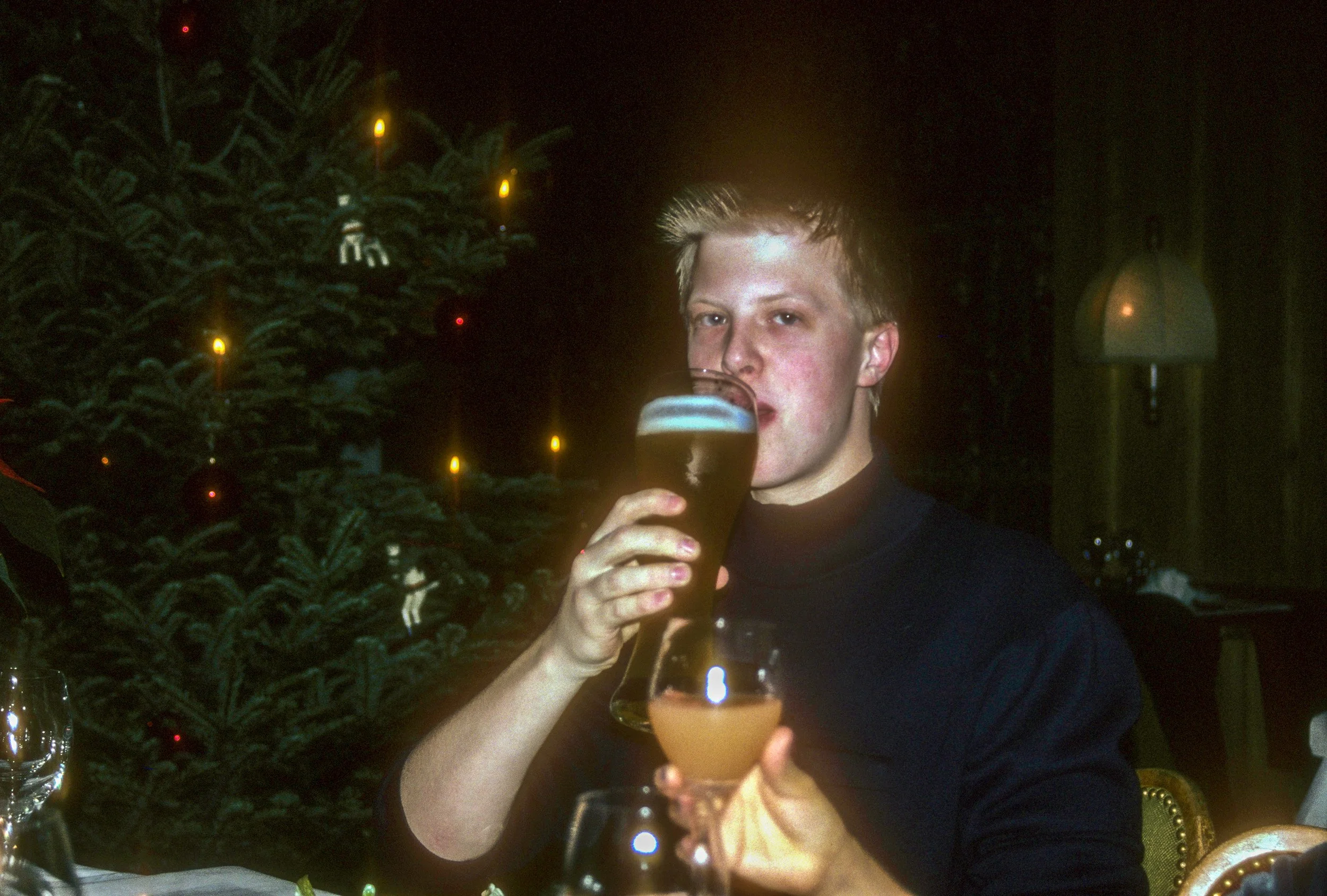 16-year old at Christmas