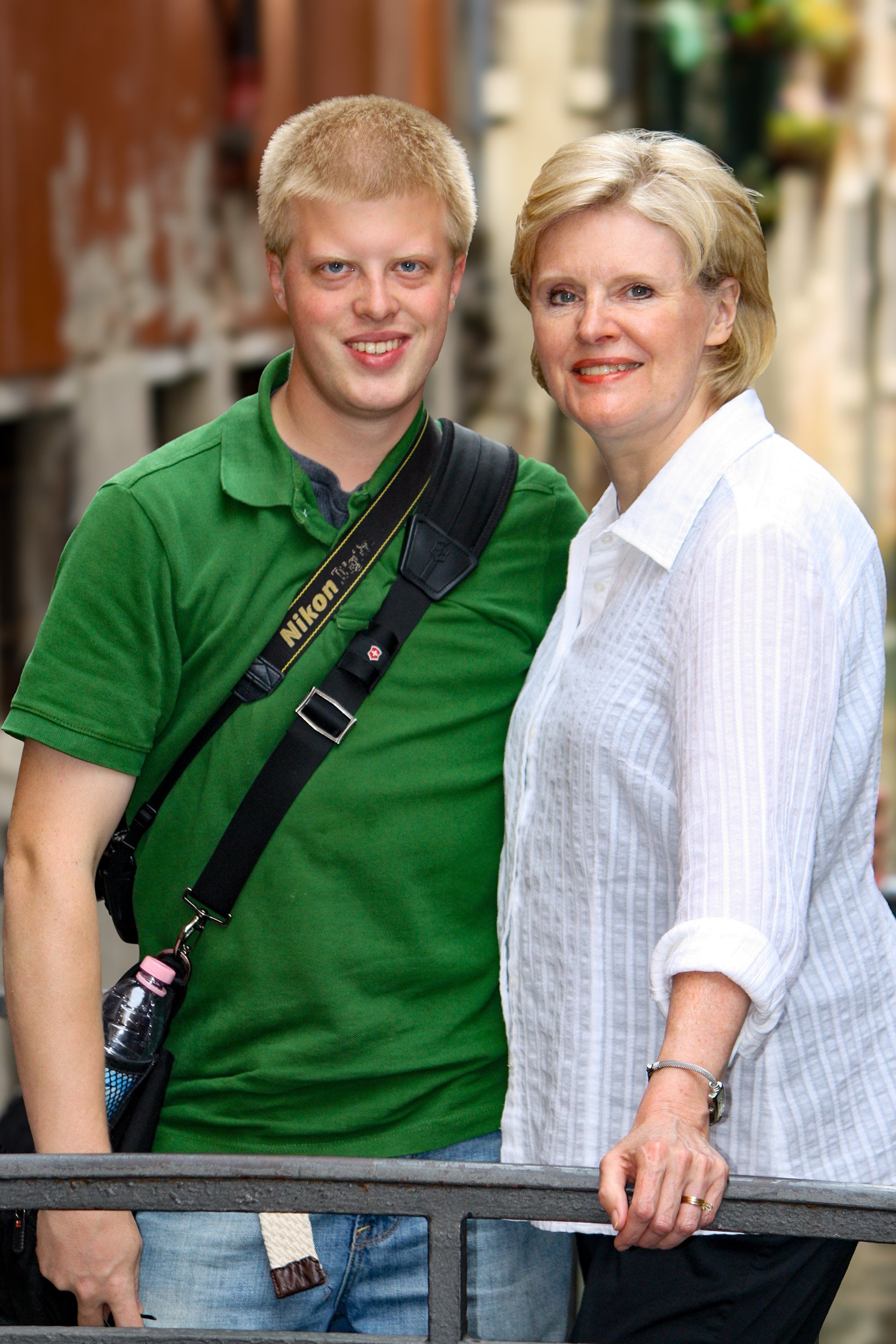 Two breathers on the bridge.
