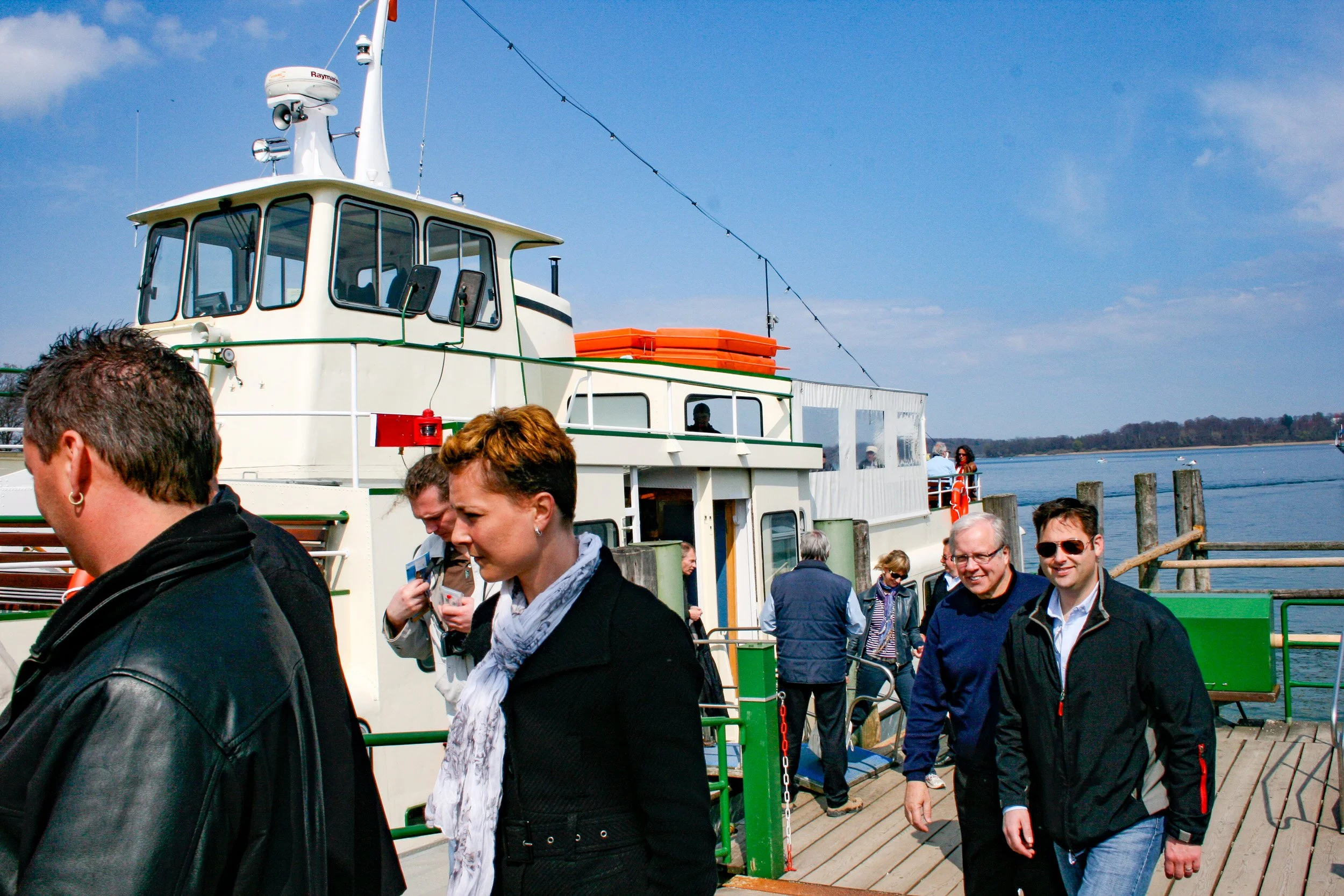 Leaving Lake Chiemsee