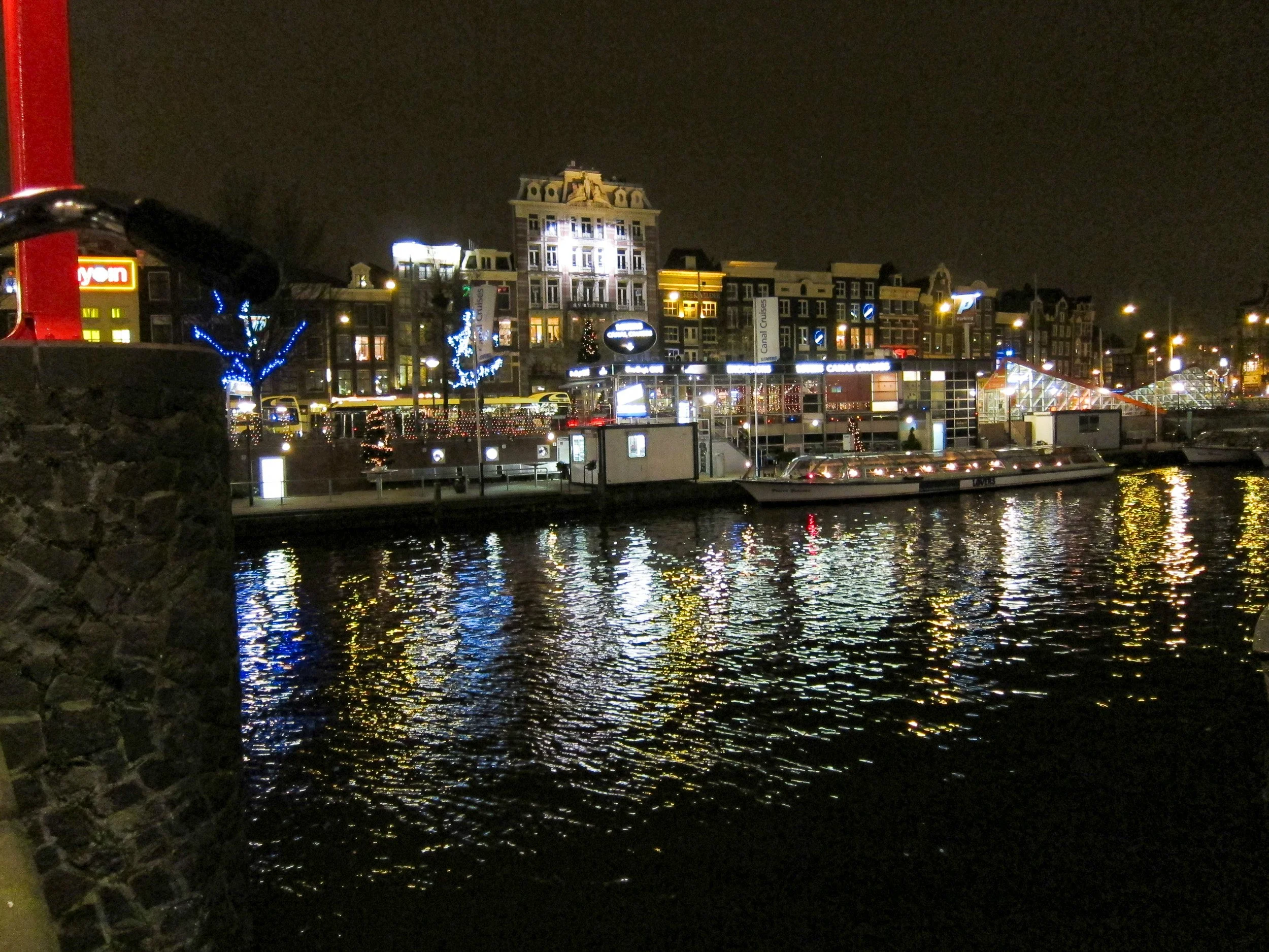 Amsterdam at night