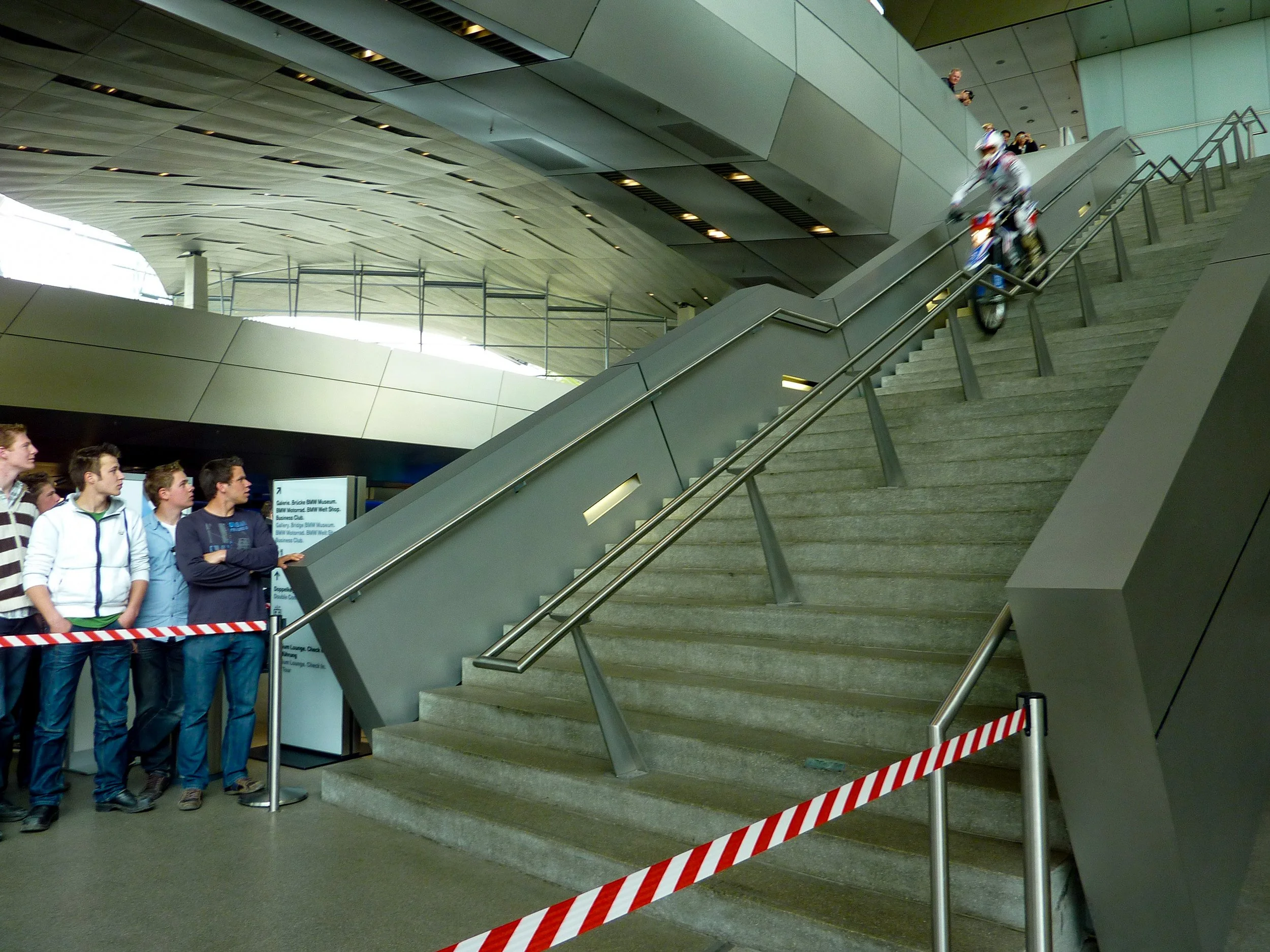 BMW Museum stairs
