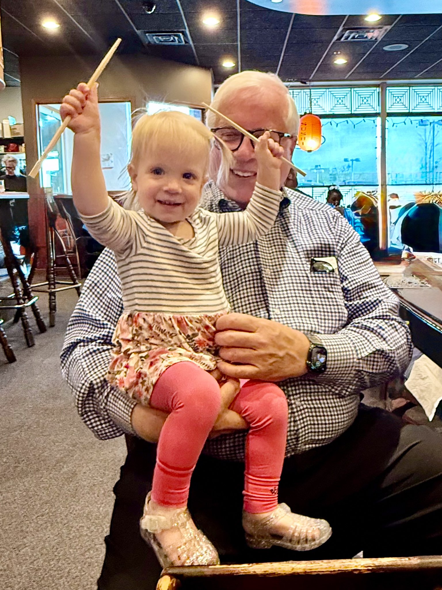 Japanese lunch with grandpa