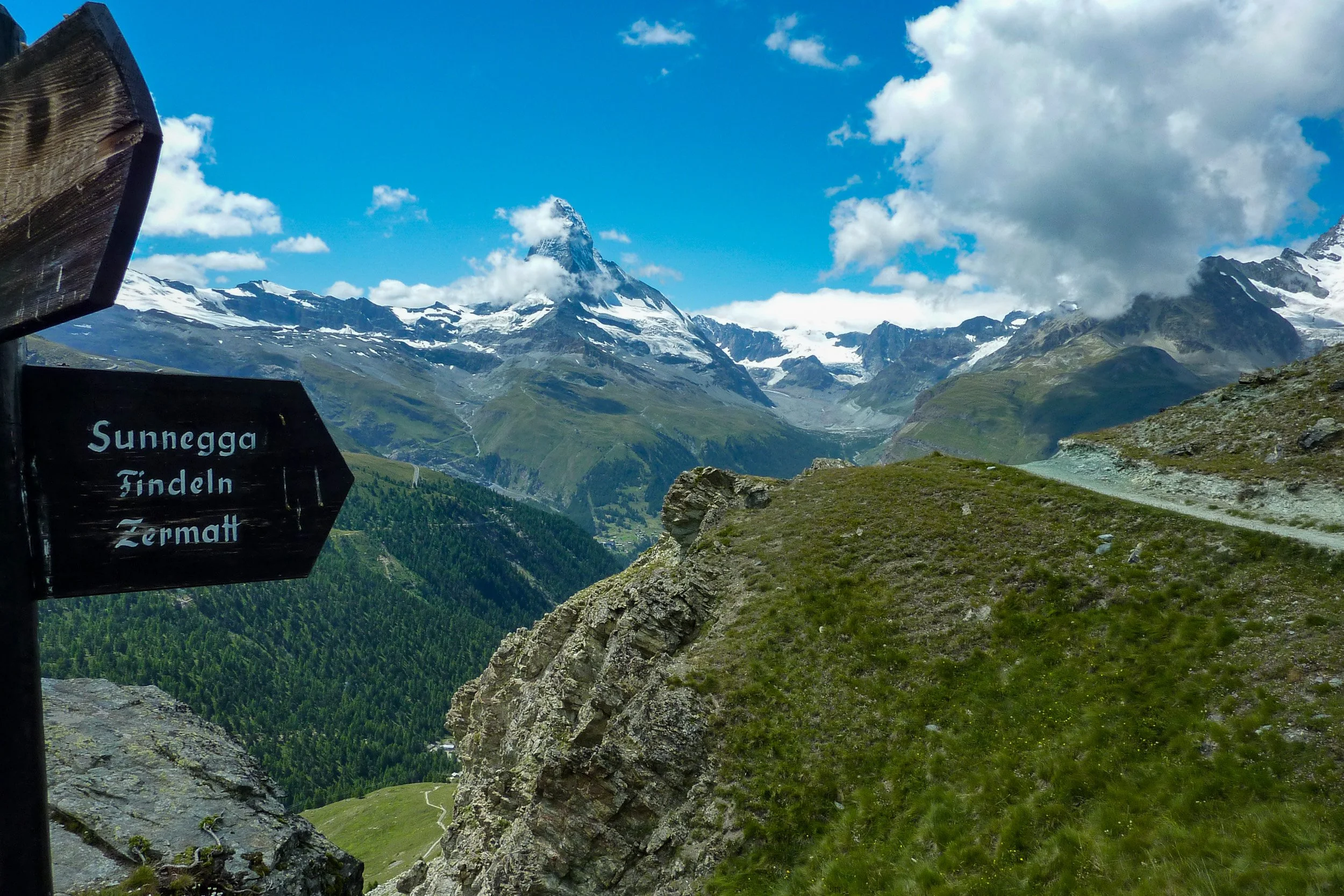 There are always well-marked trails