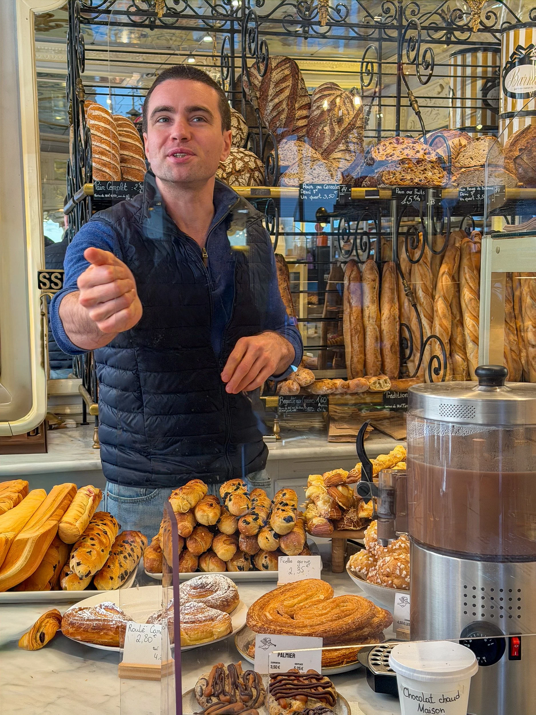 We picked up a few tips and a few crumbs. 