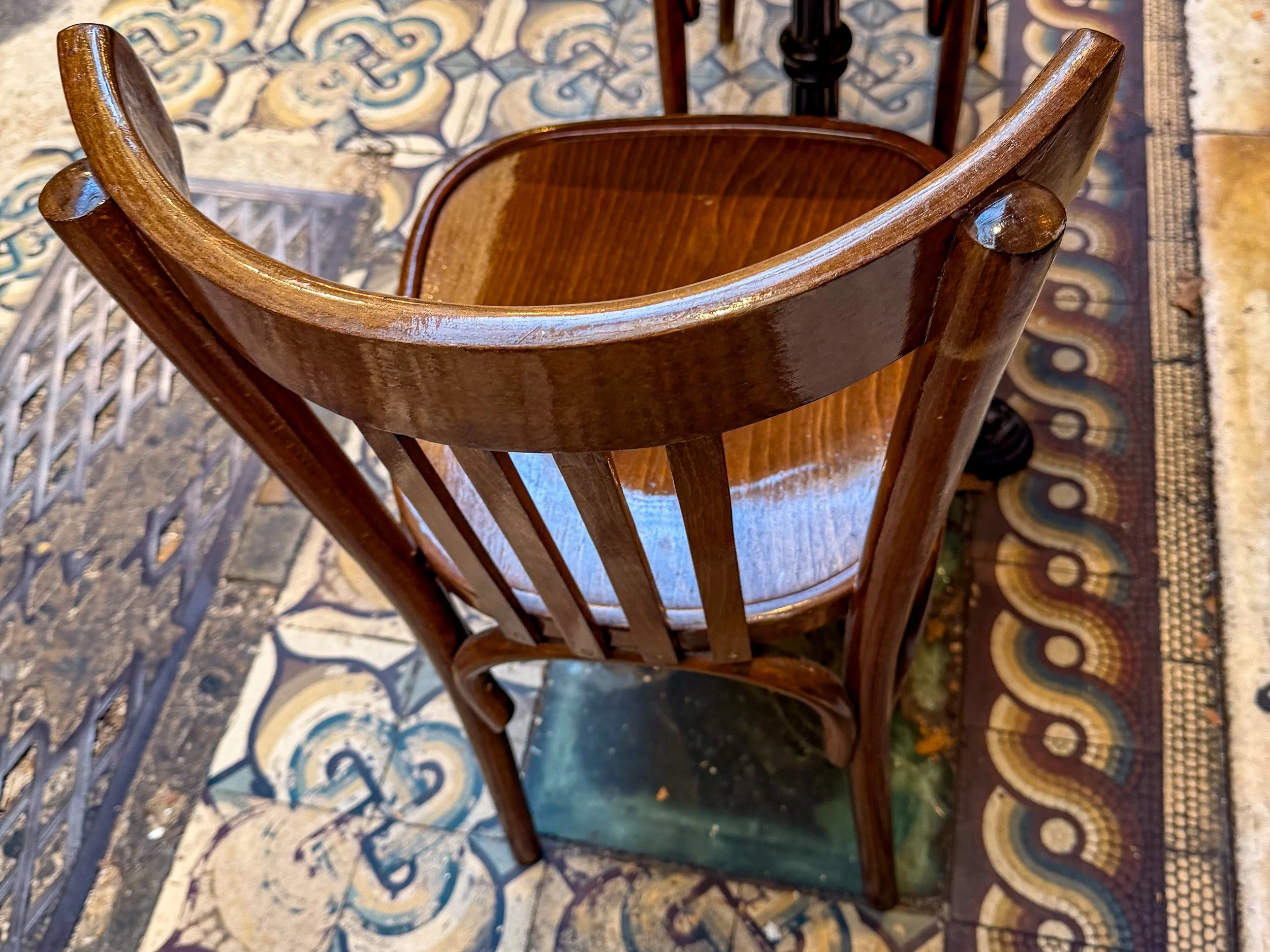 Parisian Passageway chair and tile.