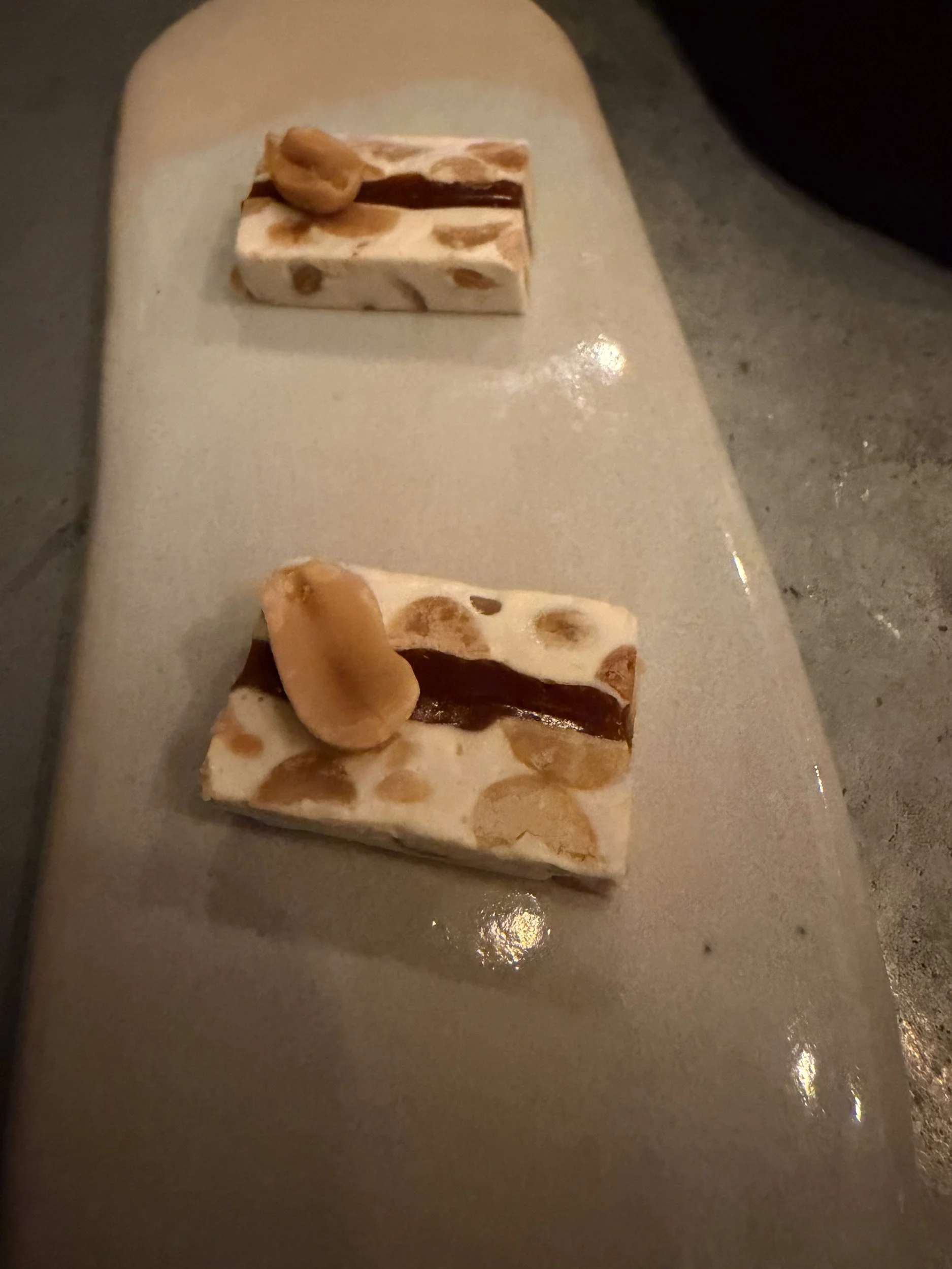 Finishing up with a sweet bite.