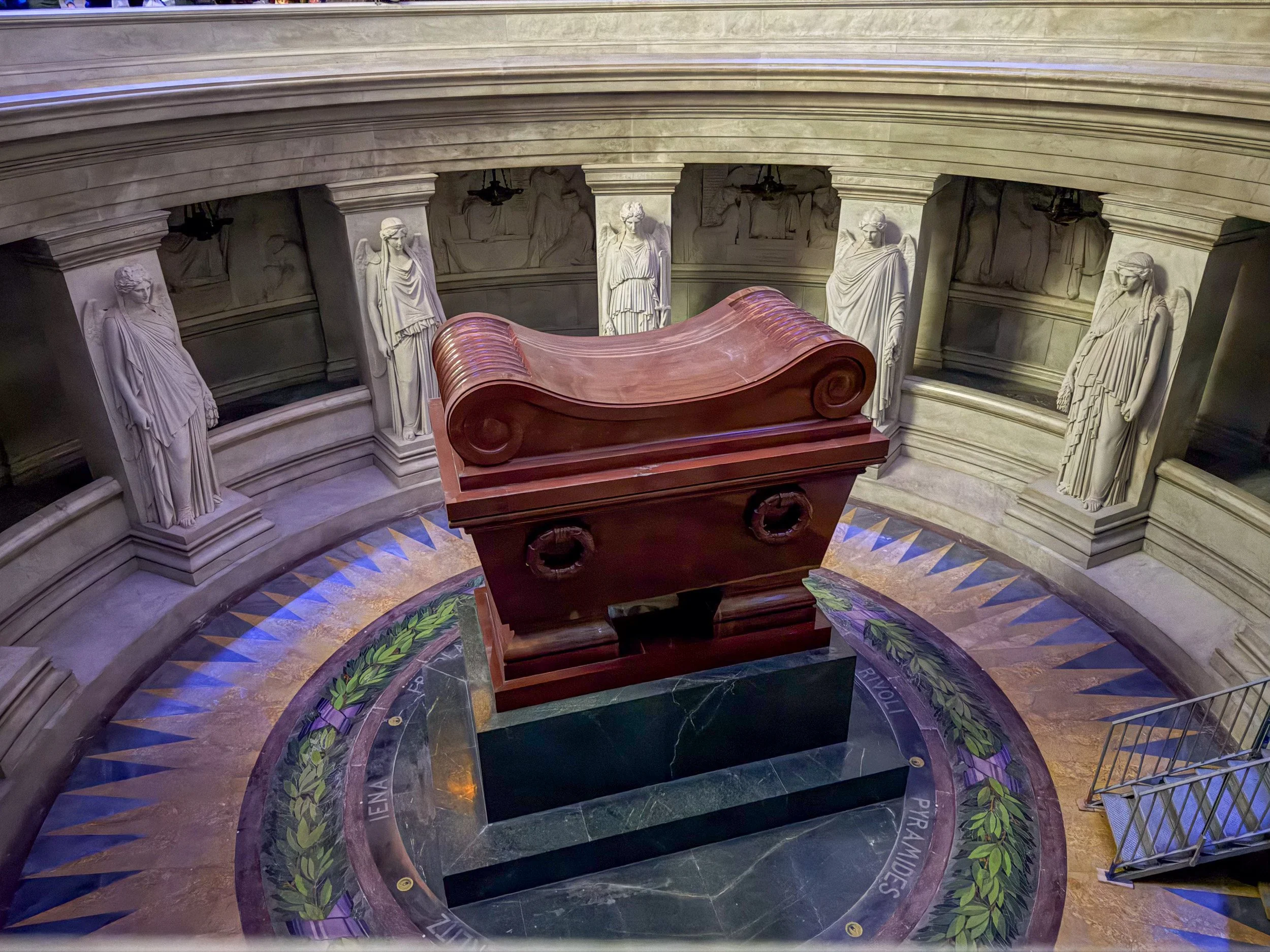 Napoleon’s tomb at Les Invalides.