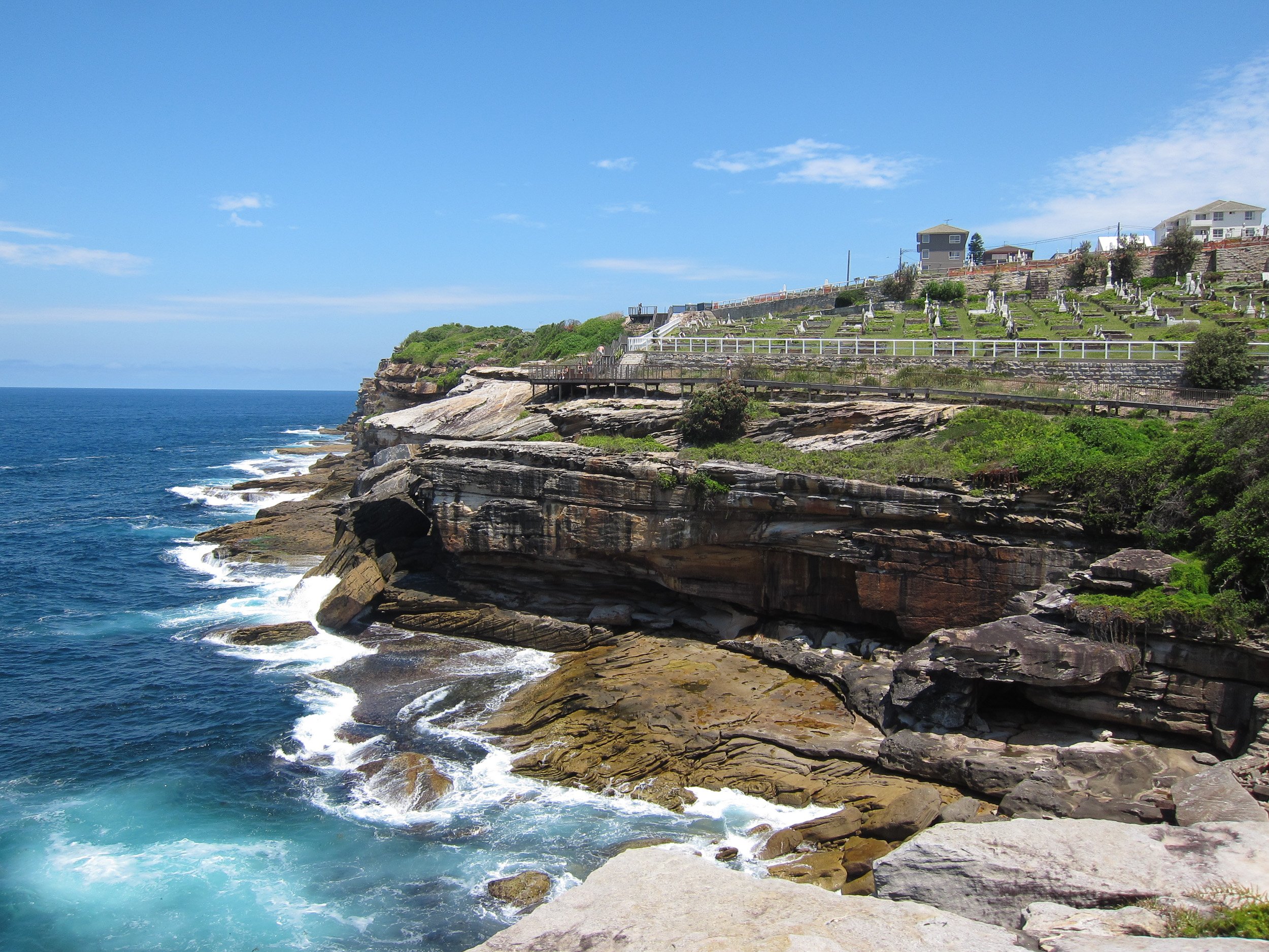 Cemetery with a view
