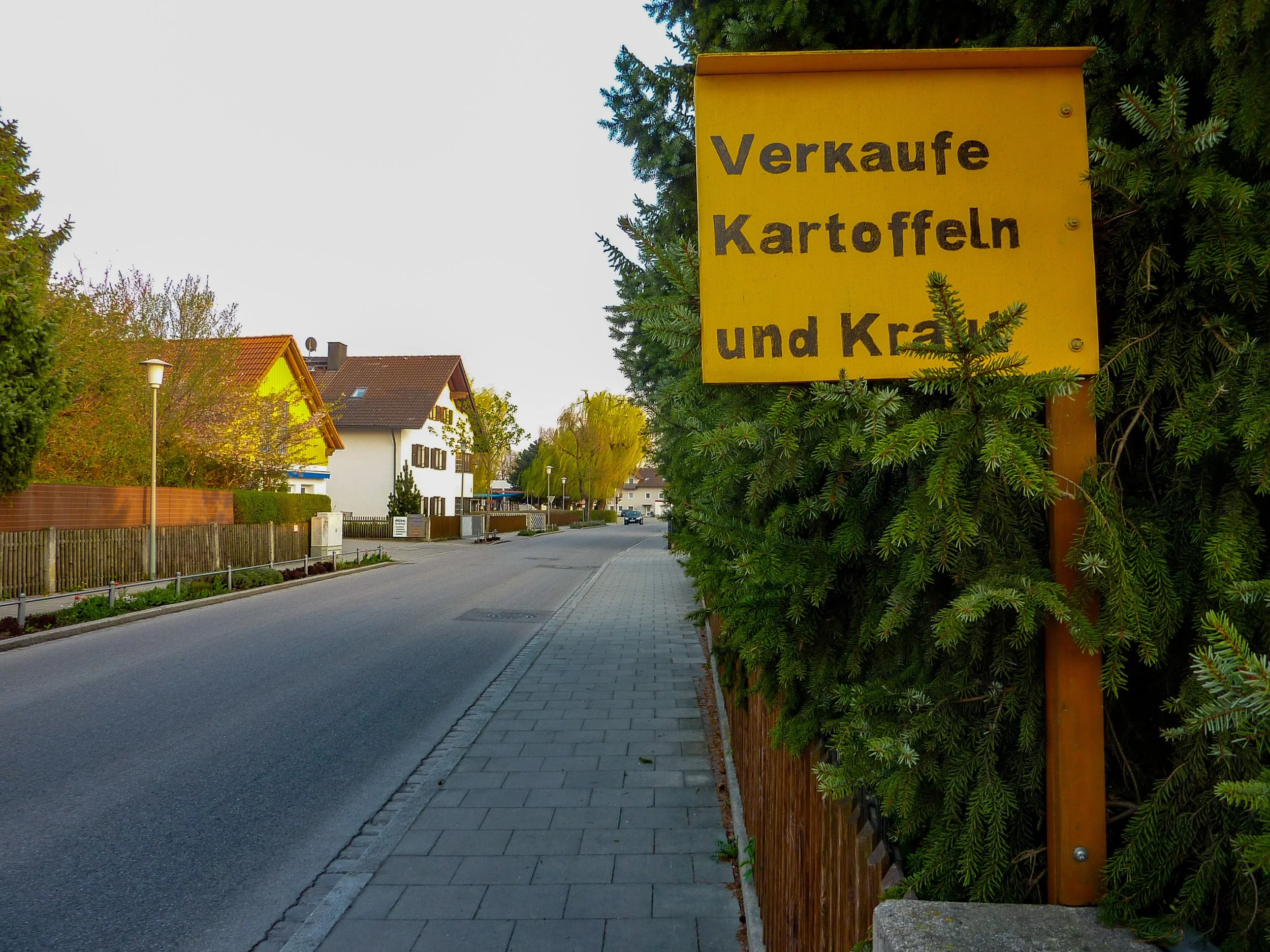 Roadside potato stand