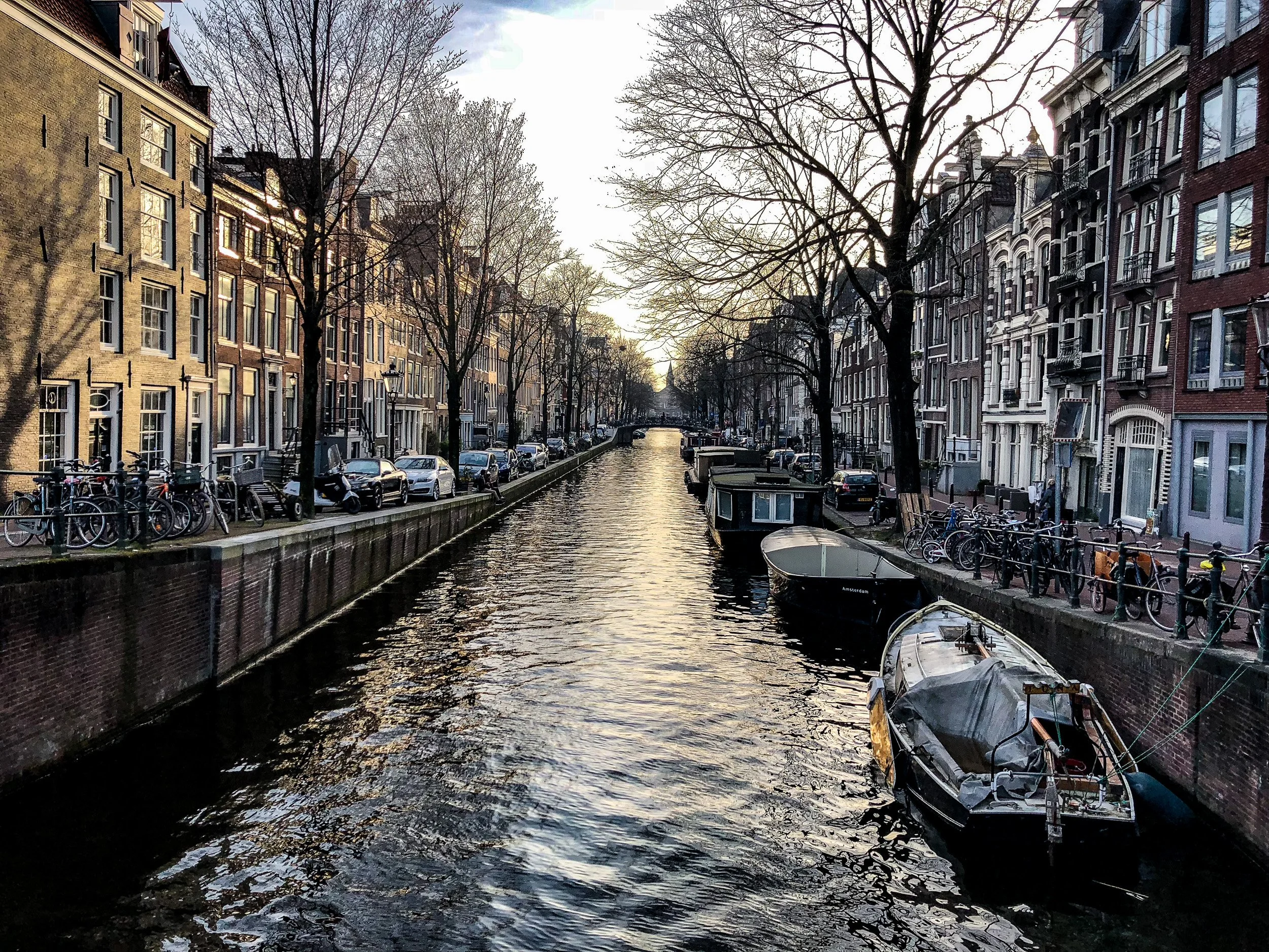 Canal sunset