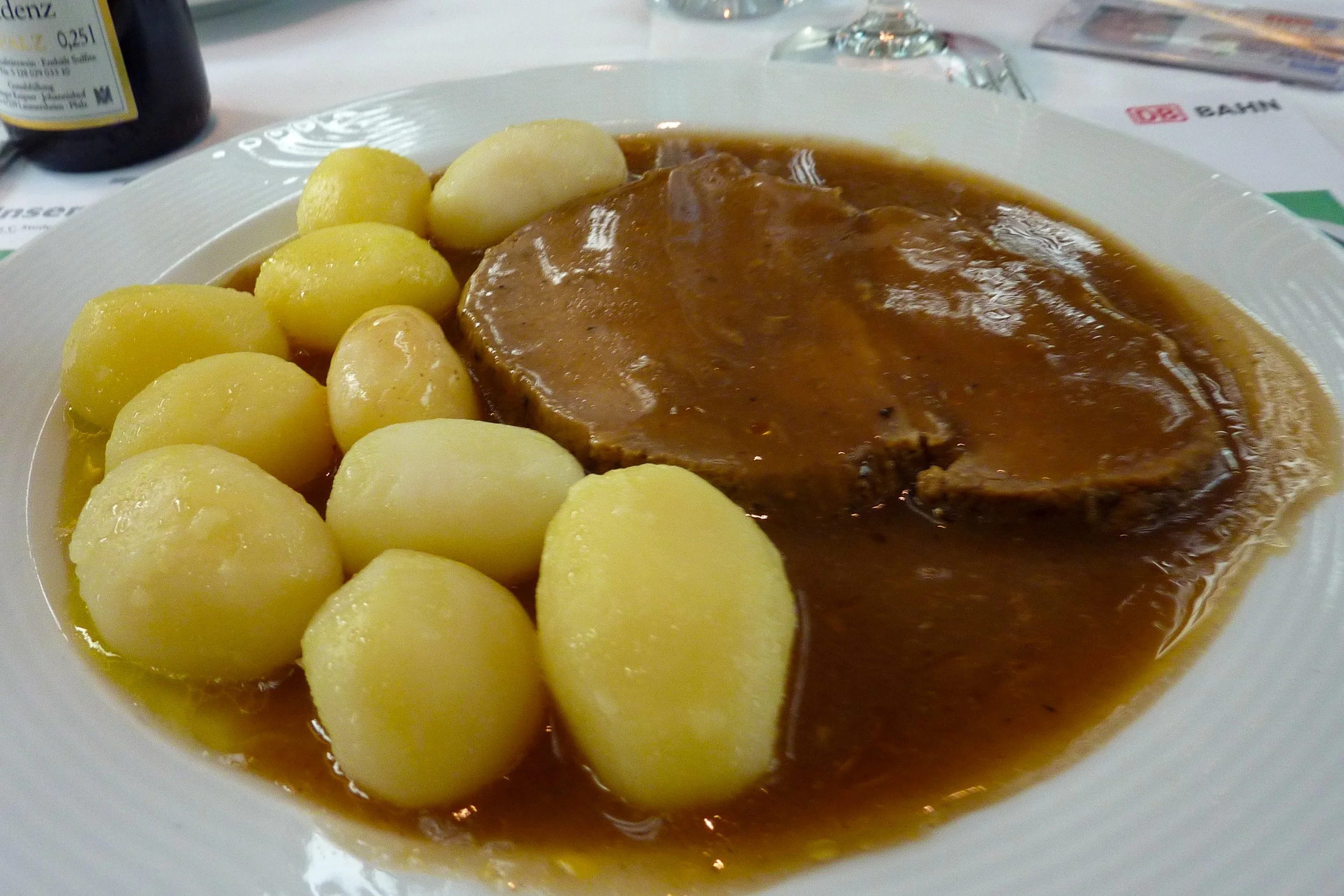 Train meat and potatoes