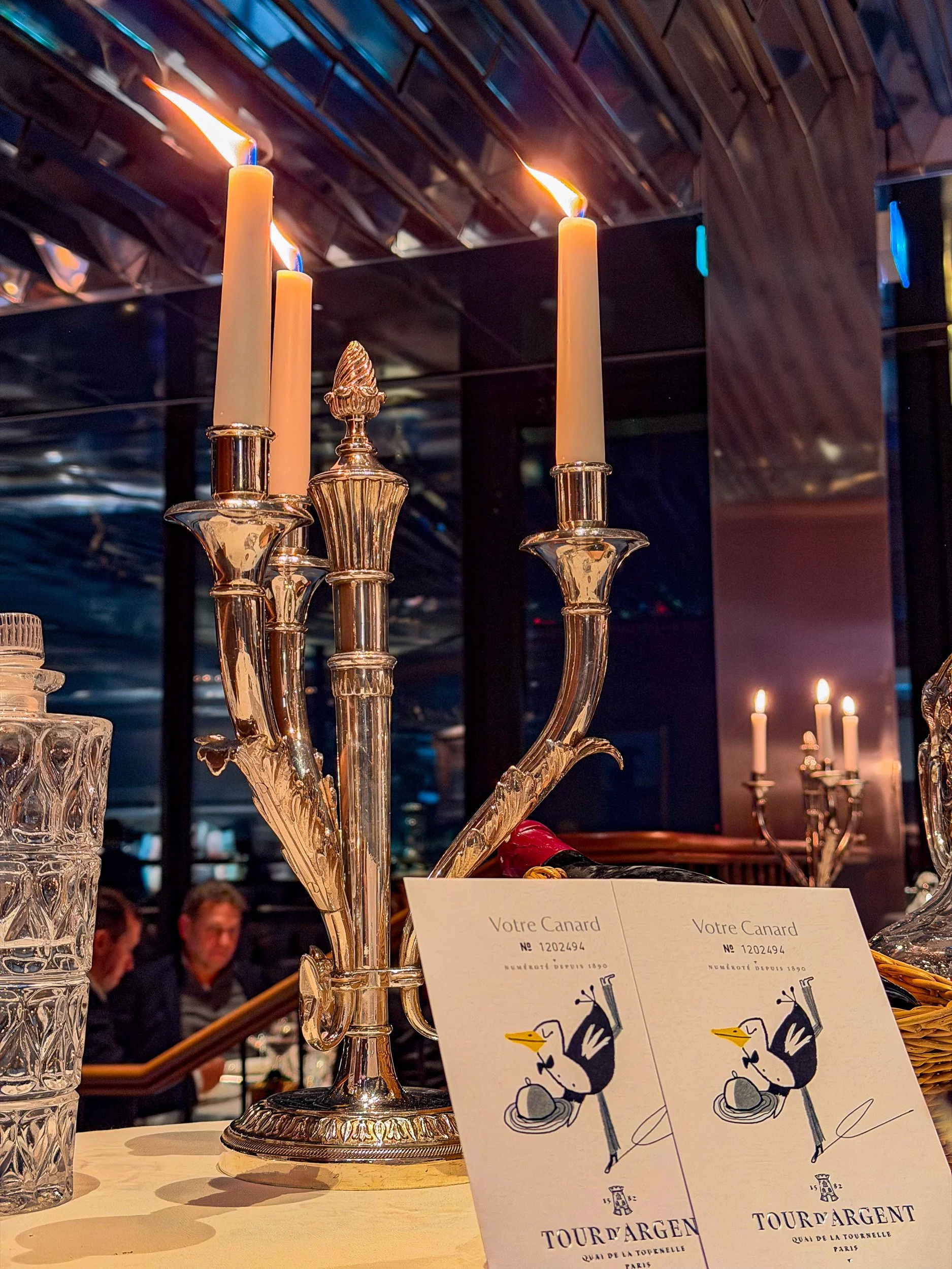 Each duck served has been numbered since 1890. 