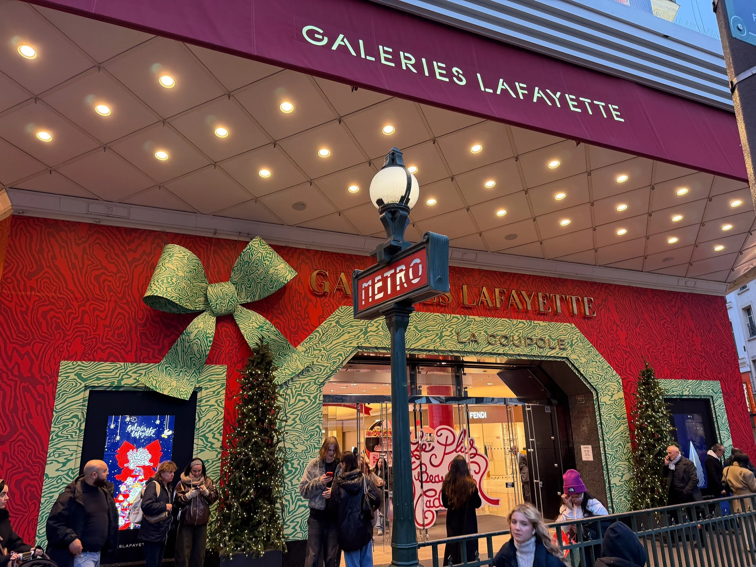 On to Galleries Lafayette.