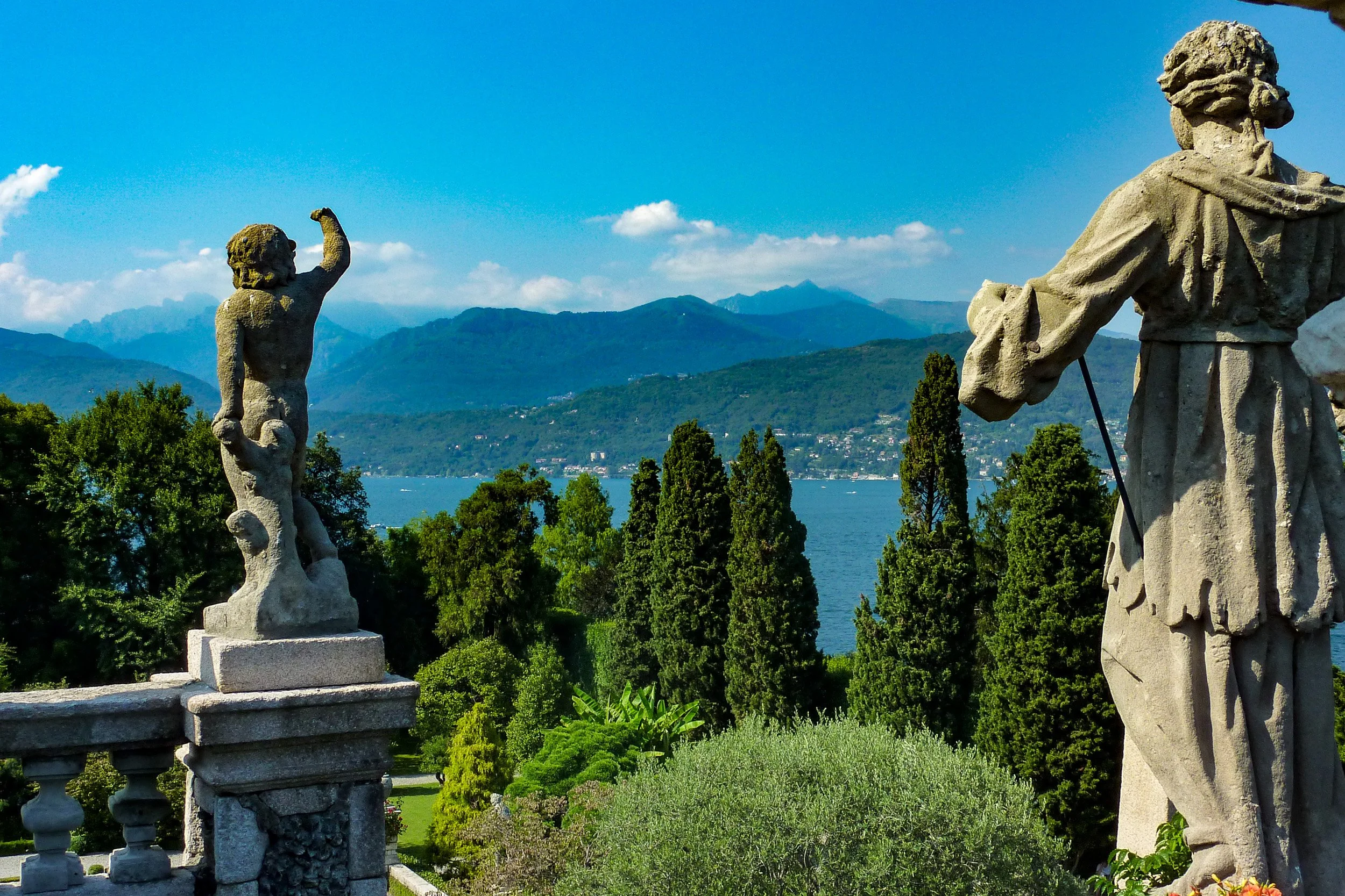 Lago Maggiore hills around Isola Bella
