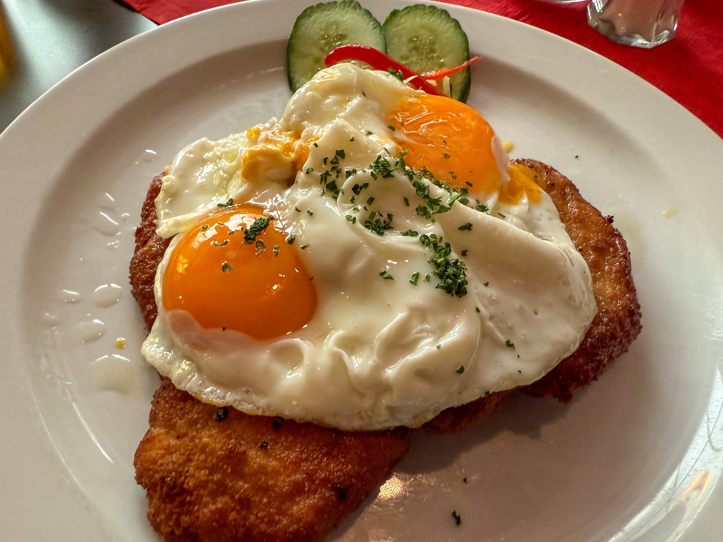 Max Walloschke's schnitzel
