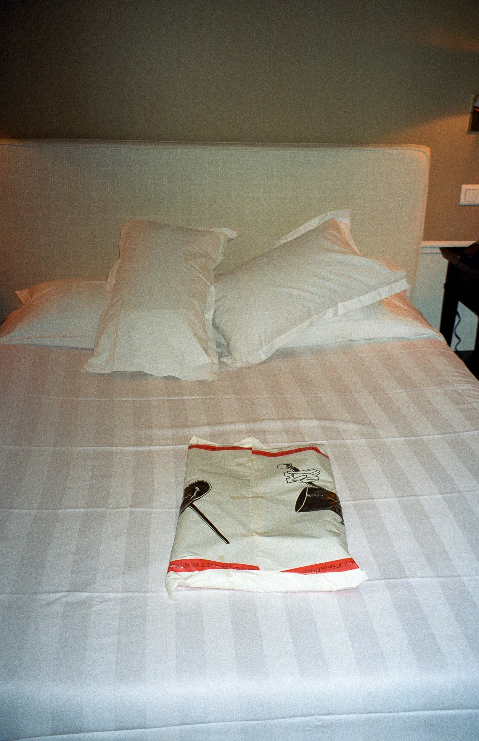 Our pressed clothes ready for dinner