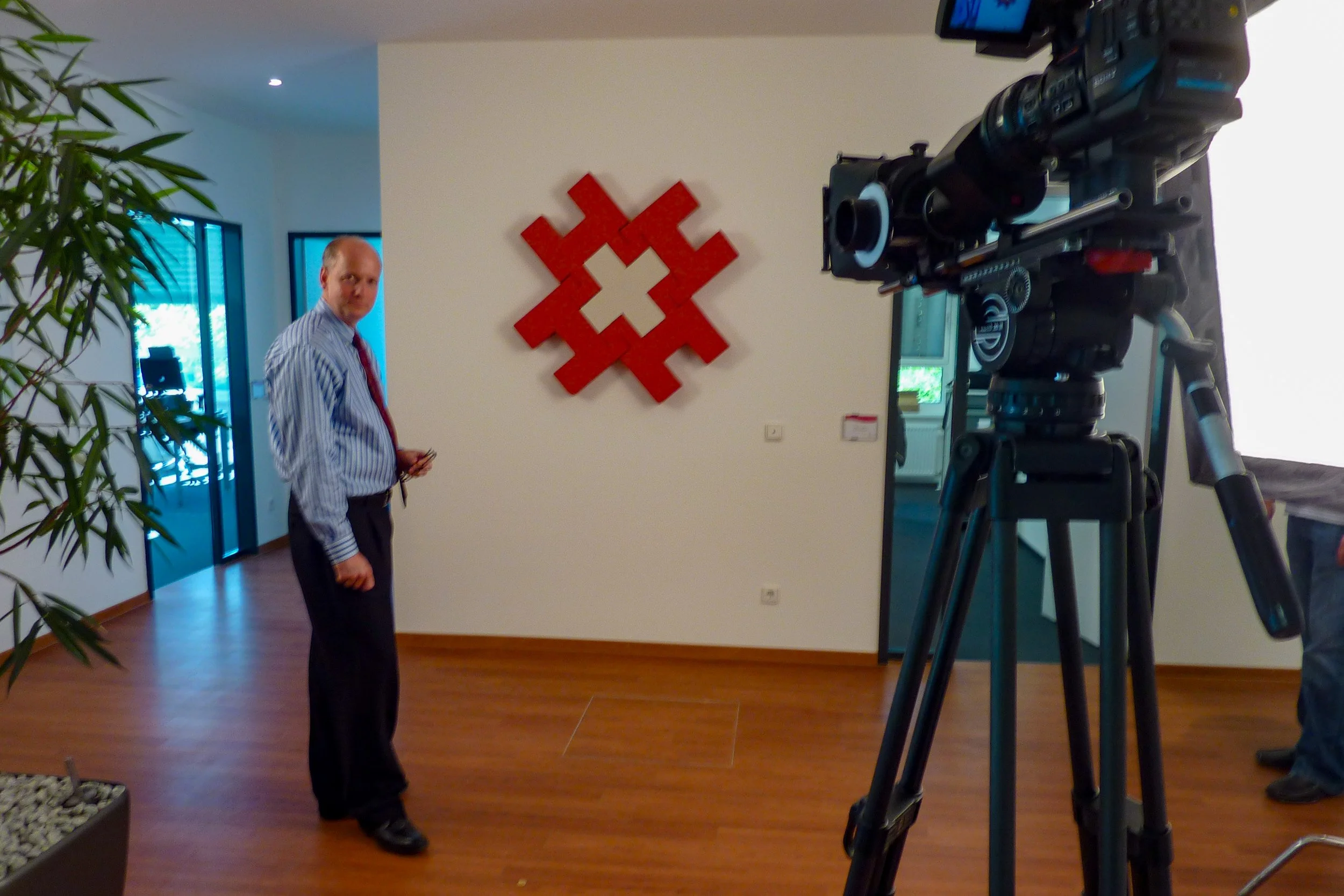 Back to work at the Hollister offices