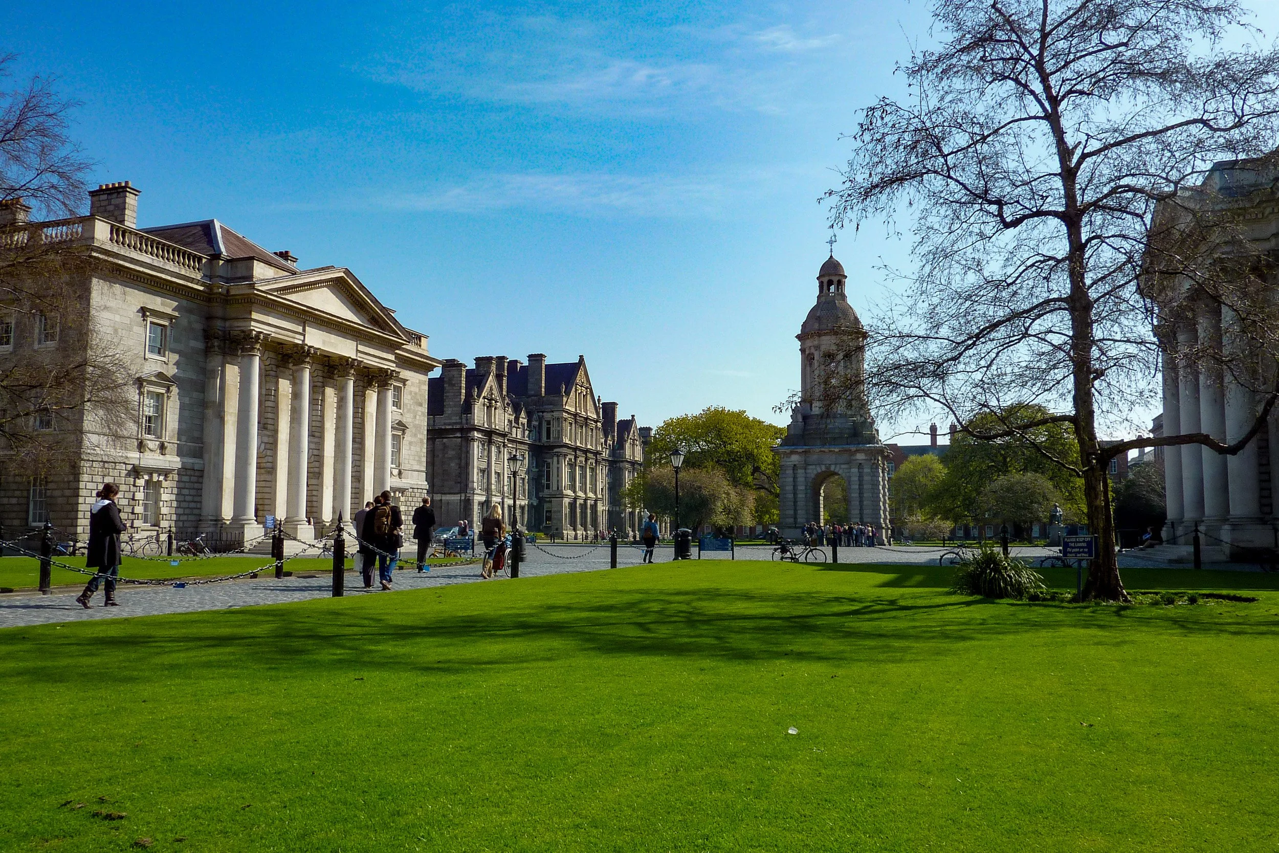 Trinity College lawn