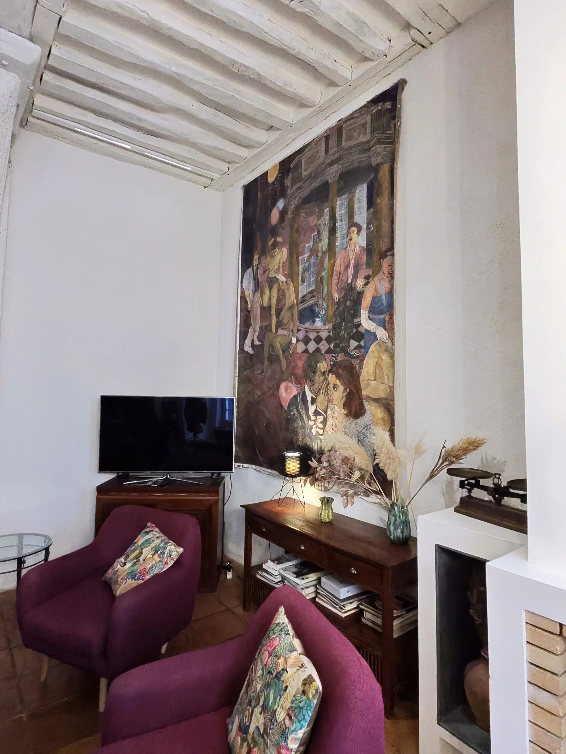 Our apartment had a collection of interesting artwork