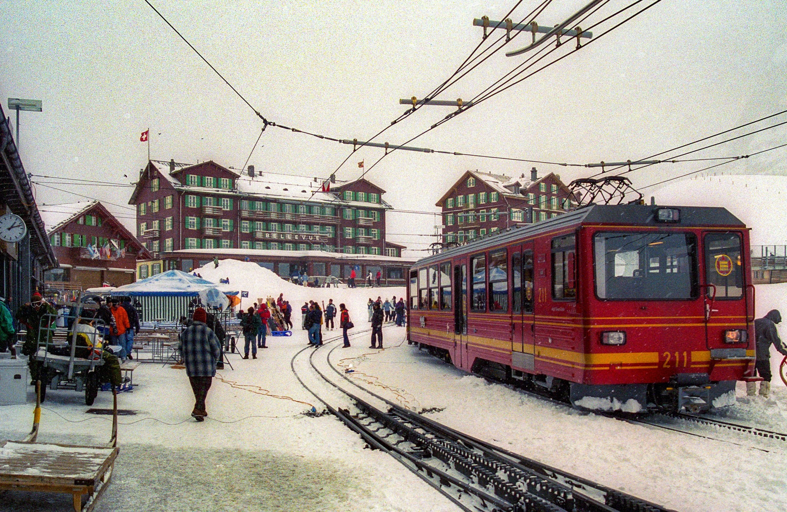 Bollywood production shooting at Kleine Scheidegg