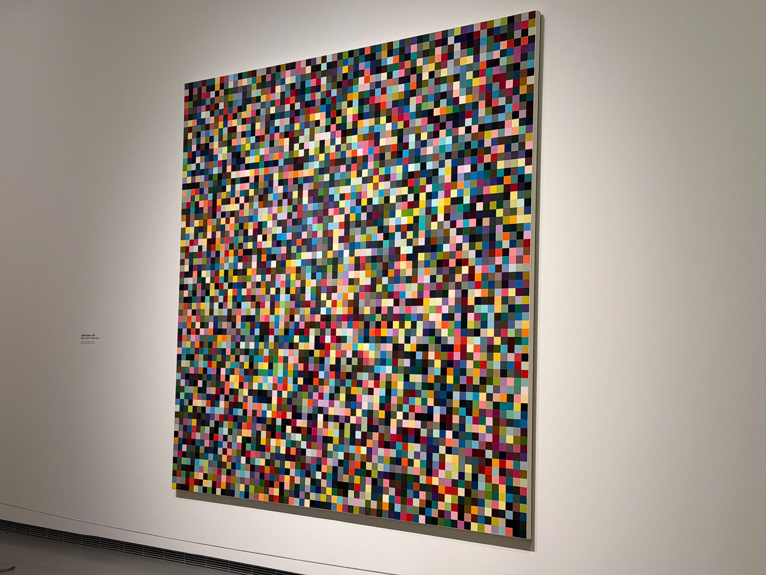 Gerhard Richter was the artist we came to see. 