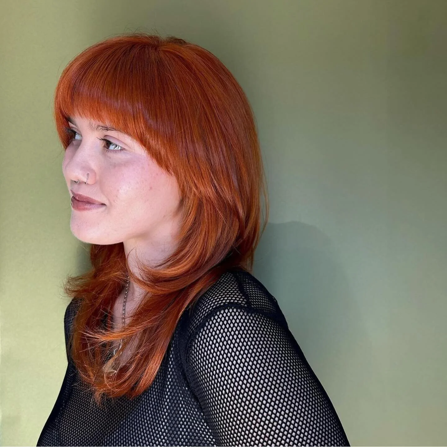 Full Bleach bath + All over color on this babe! Done by @hairbyjesshughes