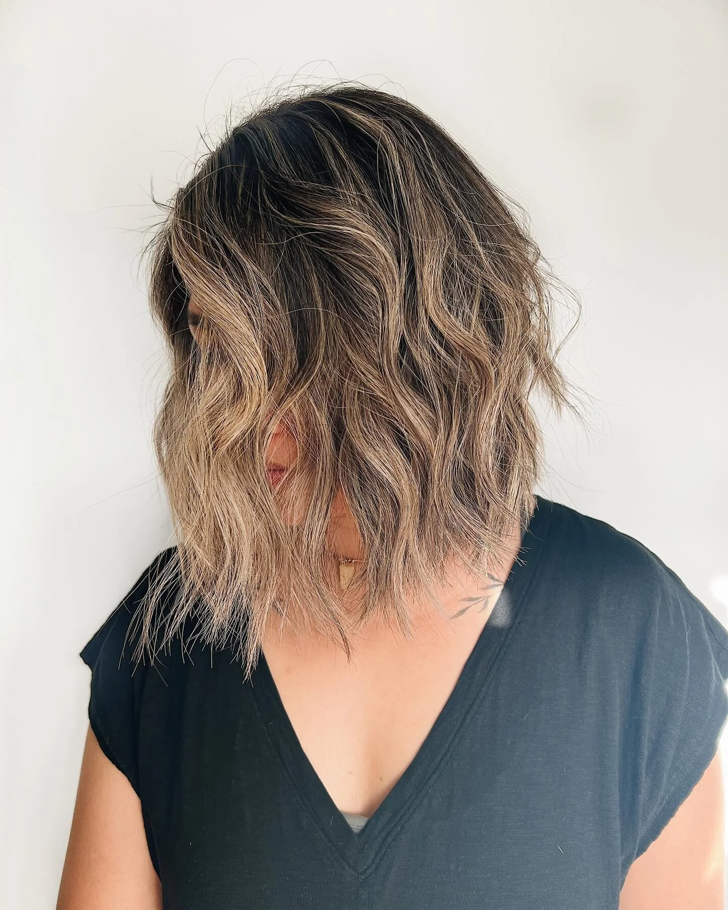 She got the works done! Hair by @hairbysdr