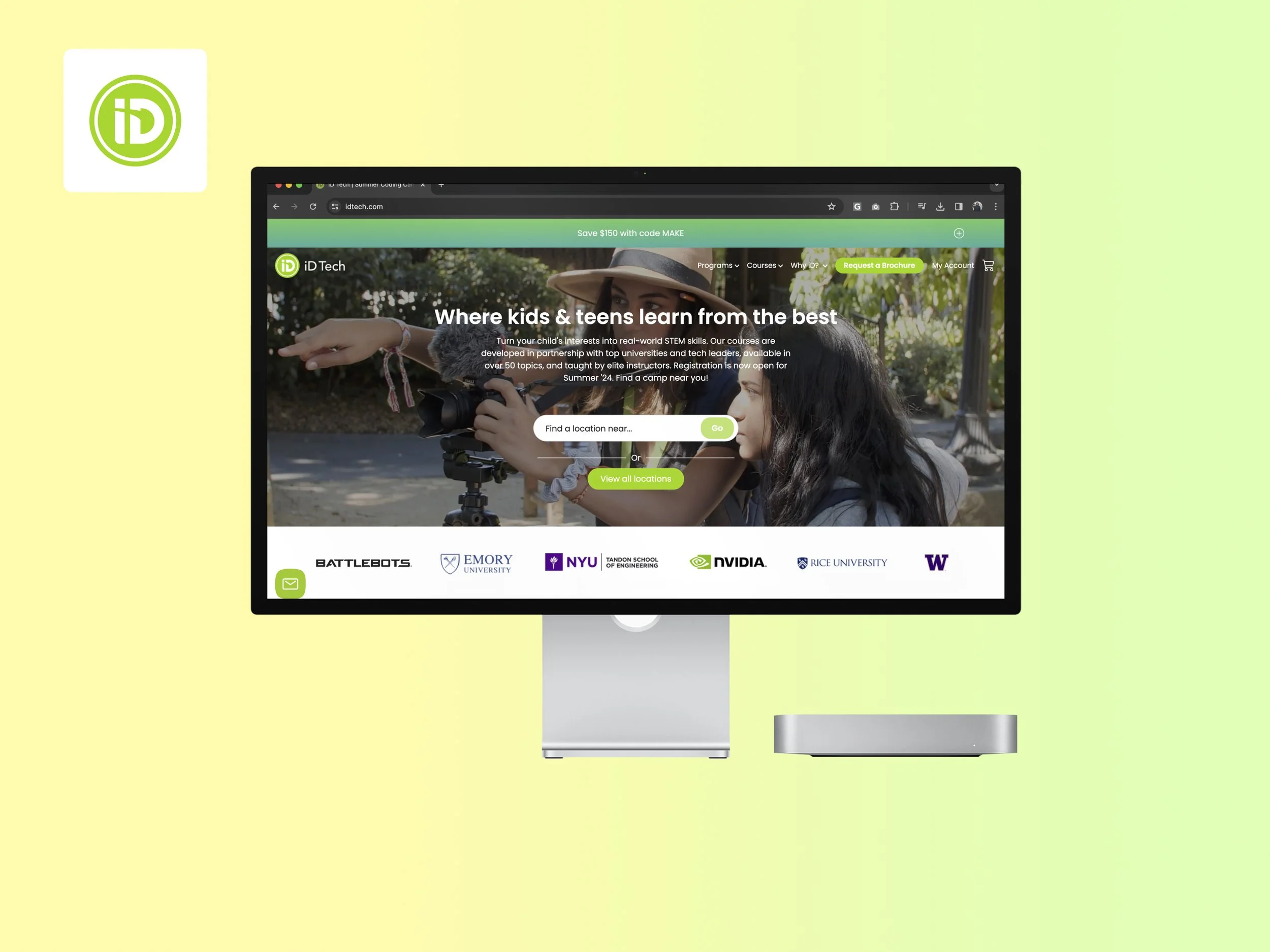 Collaborated with 91 students and 16 instructors at iD Tech Camps to increase engagement through interactive curriculum for Java and C++.