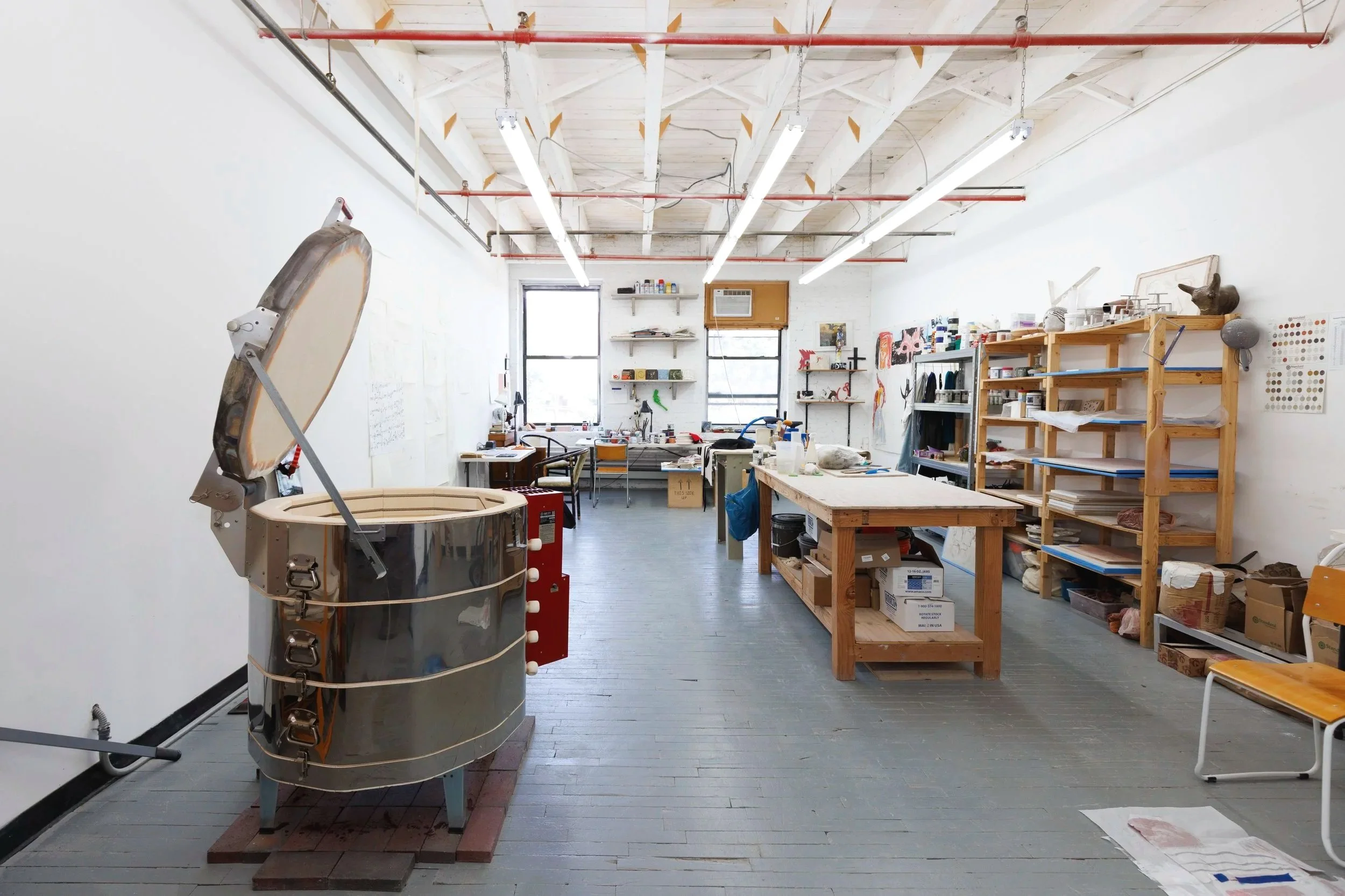 Studio 4 - Available End of July- Kiln Ready, Kiln Not Included.  Asking $2,700