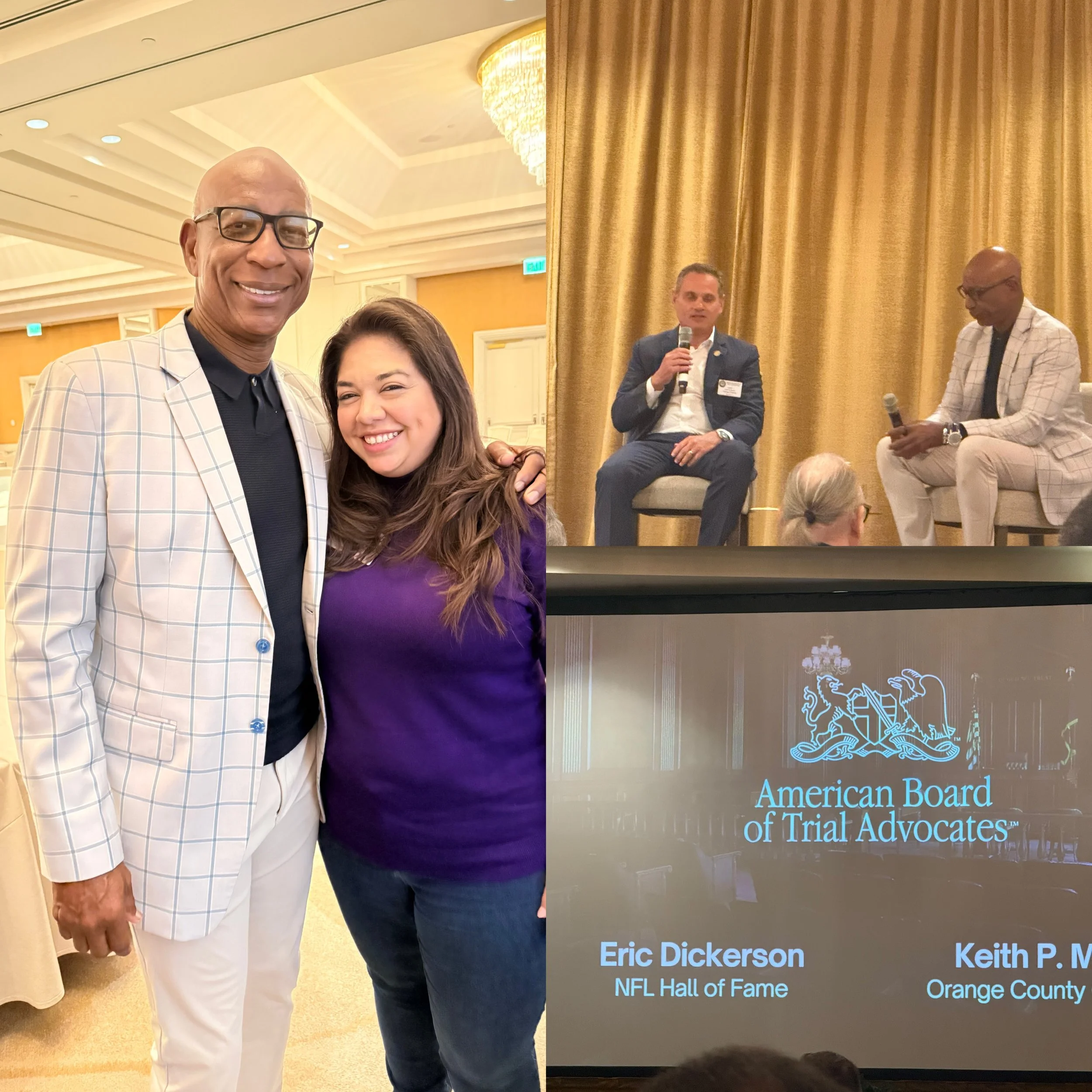 Stacy Garcia Attends CLE Featuring NFL Hall of Famer Eric Dickerson