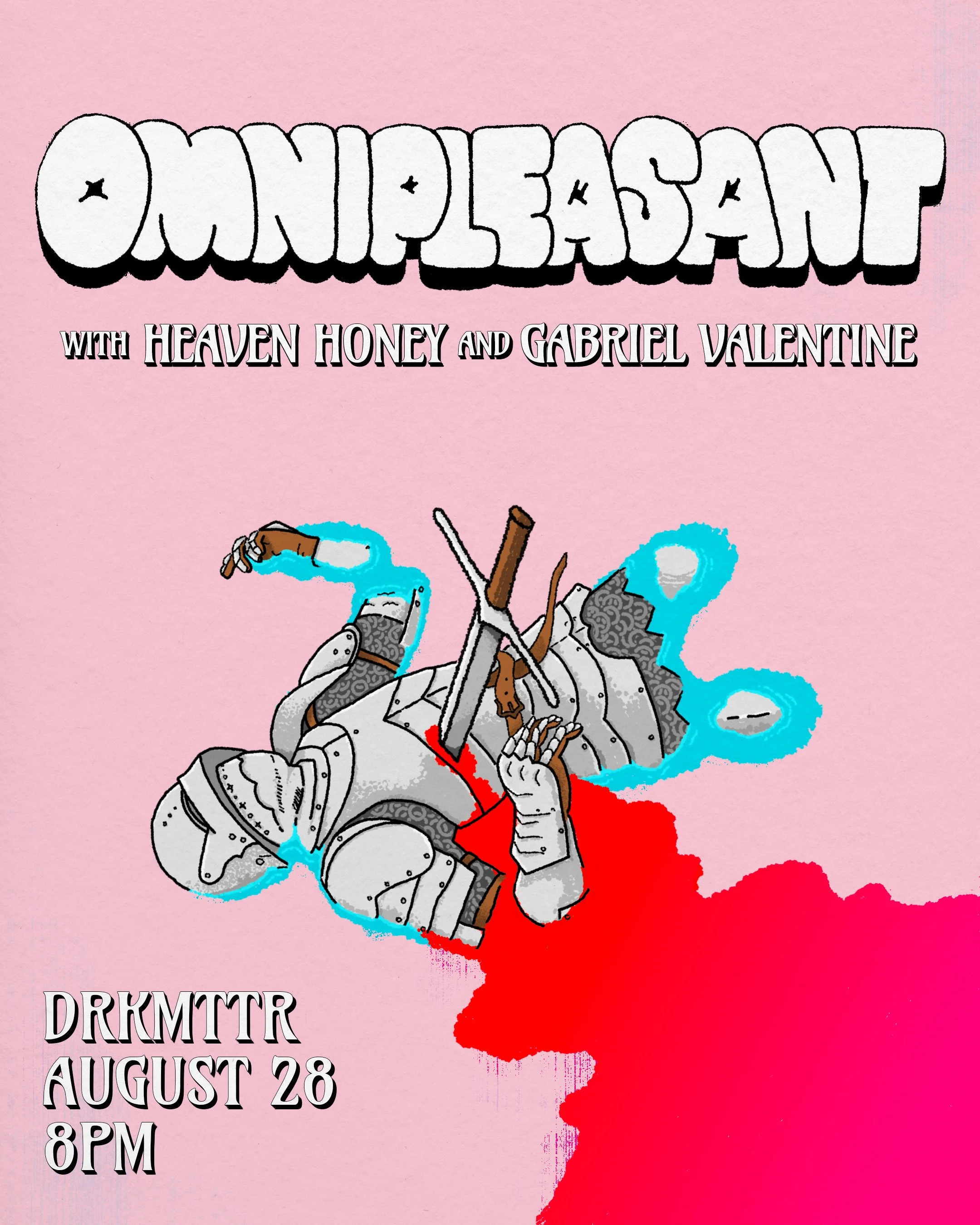 concert poster for Omnipleasant