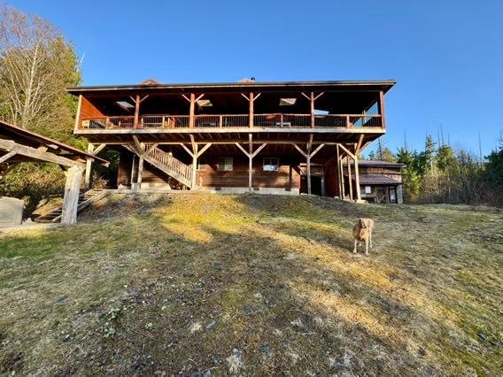 Front of lodge