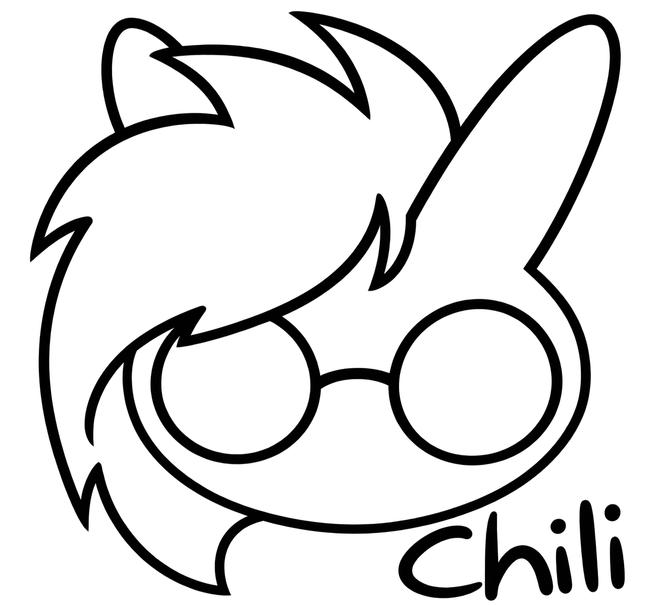 Bunny logo for content creator ChiliTheBun