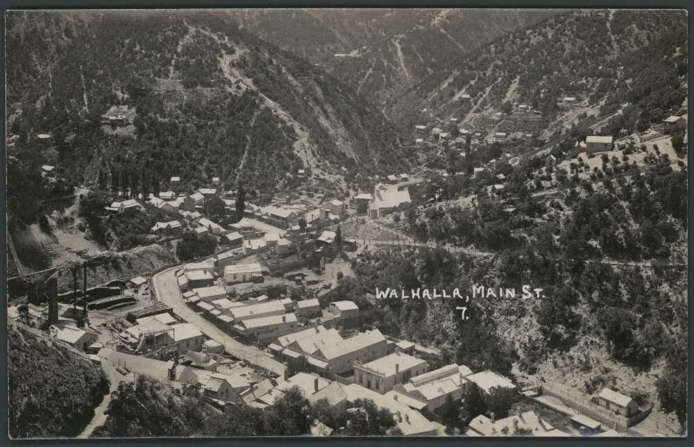 Main street of Walhalla circa 1905