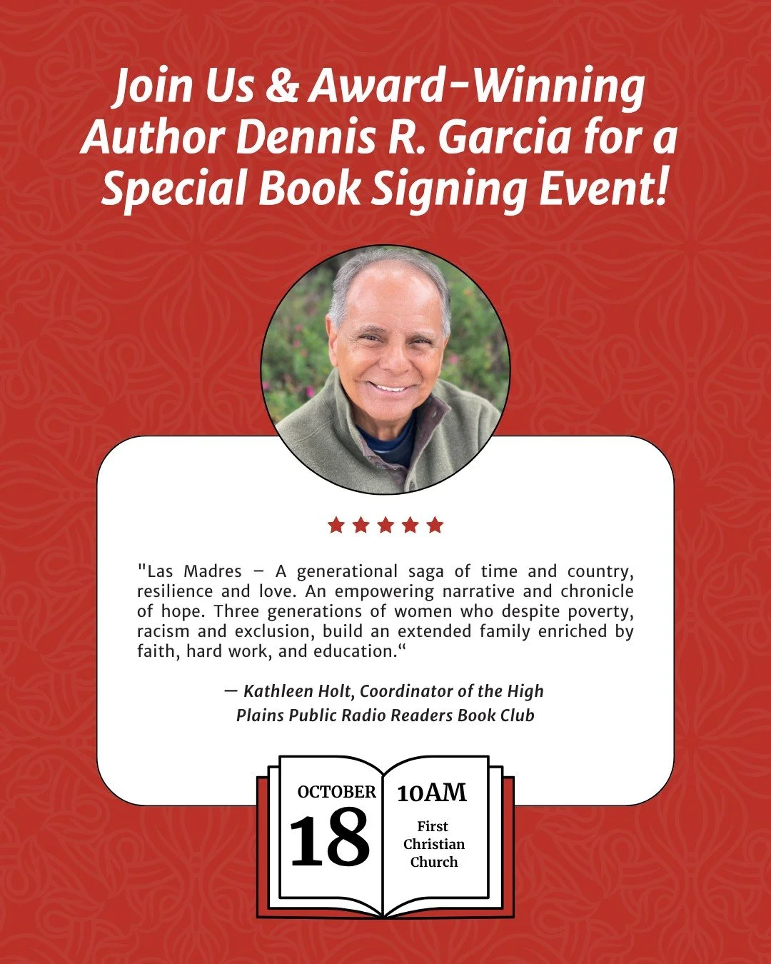 Tomorrow I&rsquo;ll be in Las Cruces with Weaving for Justice &mdash; a group whose work honoring women&rsquo;s weaving cooperatives in Chiapas continues to inspire me.

I&rsquo;ll be reading from and signing copies of Las Madres at First Christian C