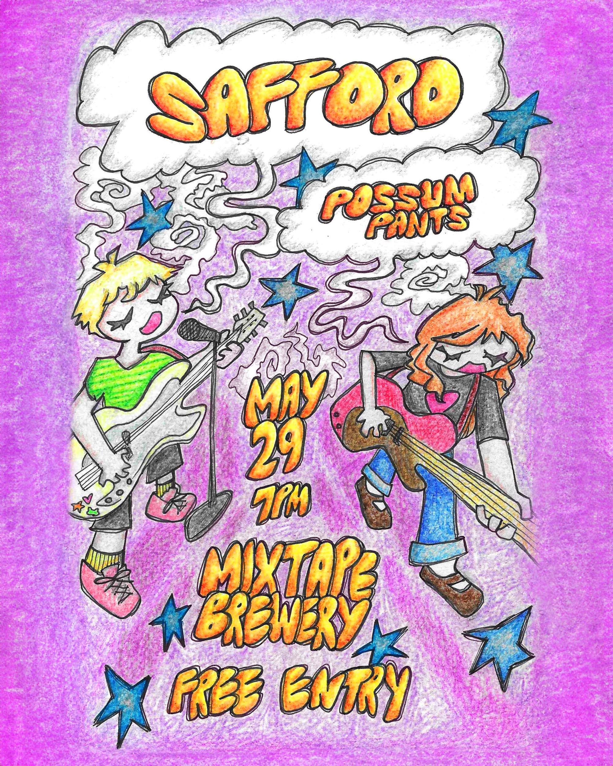 SAFFORD + POSSUM PANTS LIVE AT MIXTAPE