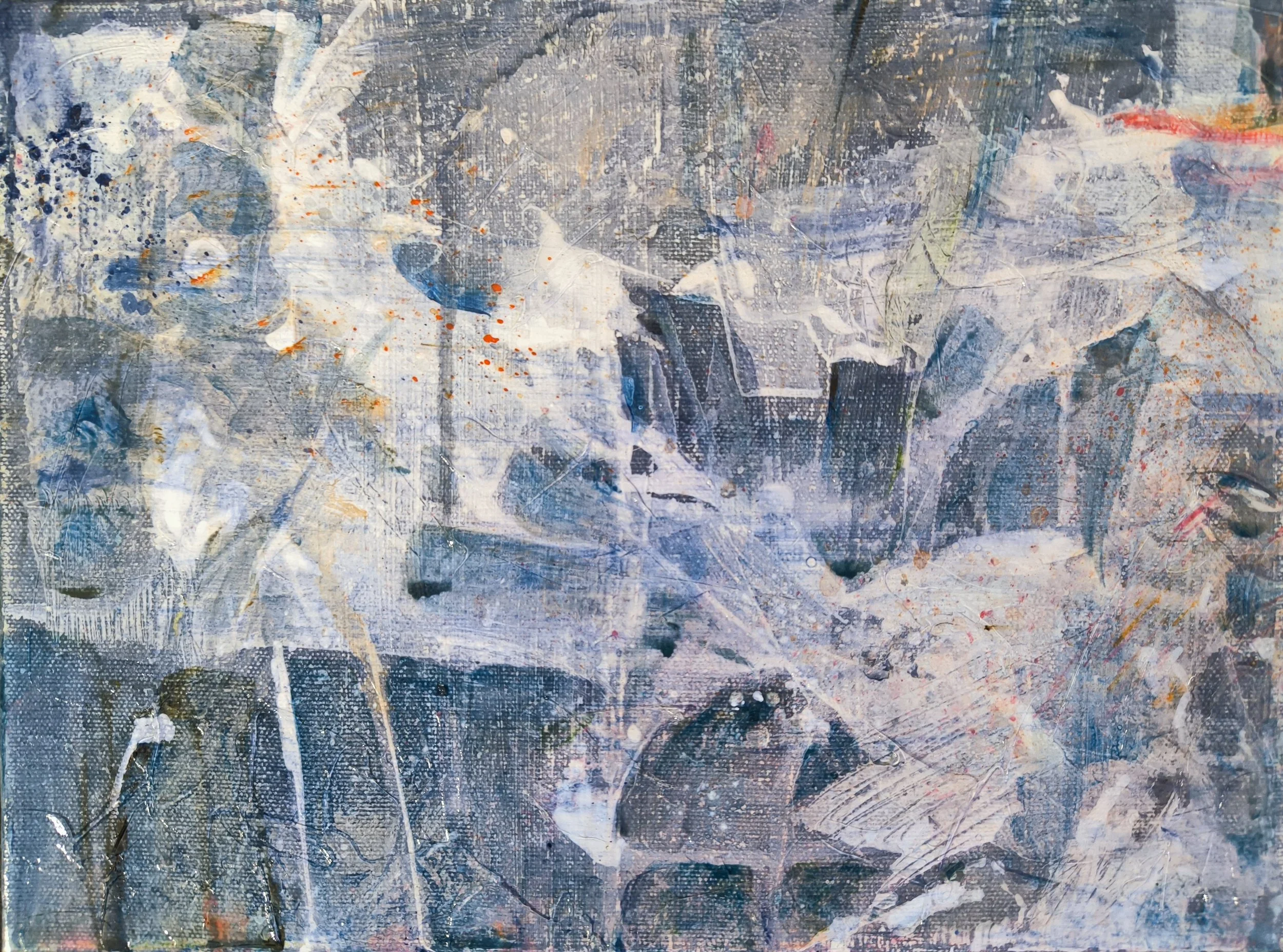 untitled - 2025 (acrylics on deep edged canvas 20x30 cm)