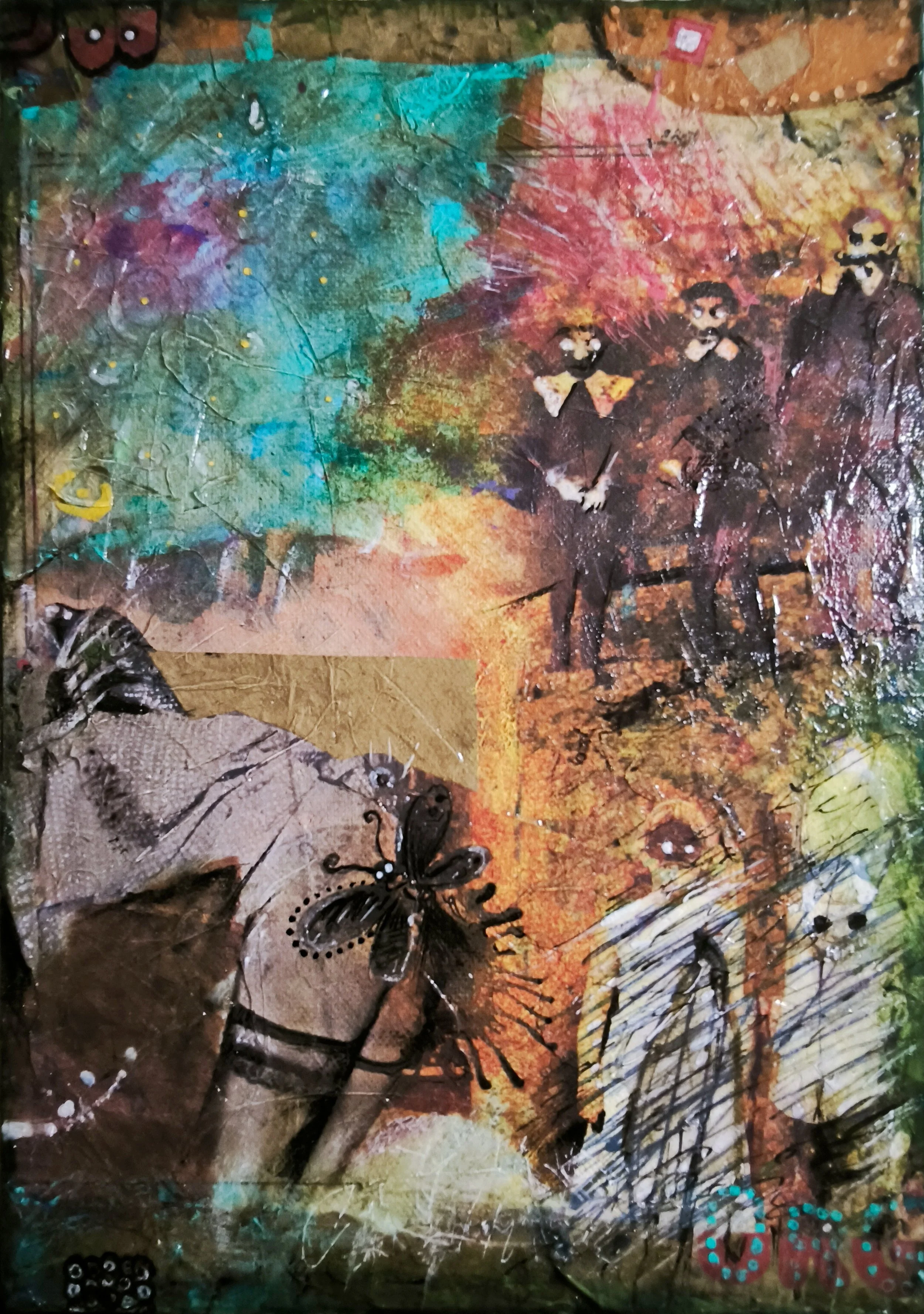 Untitled - acrylics on canvas (20x30 cm)