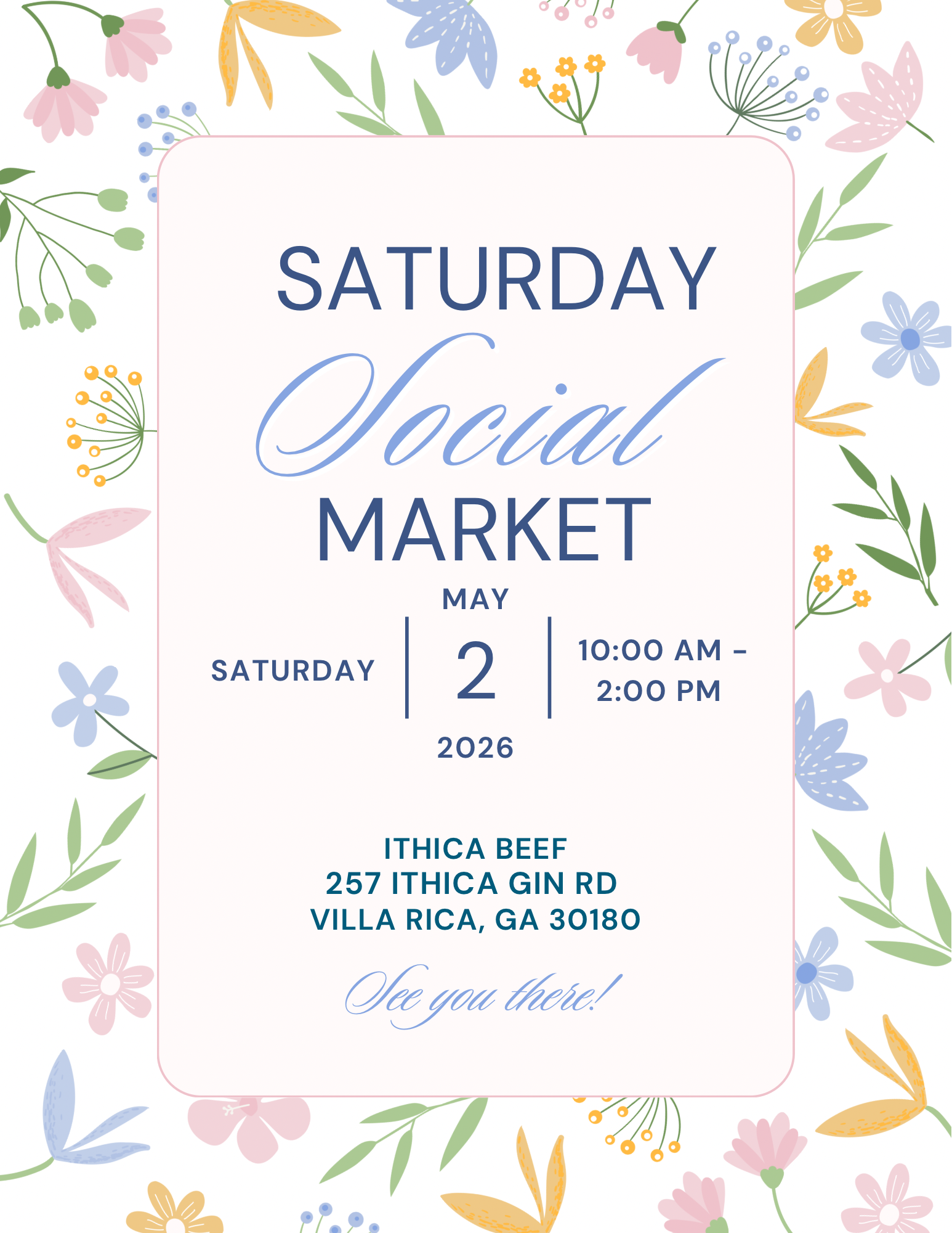 Pink And Blue Floral Spring Festival Flyer.PNG