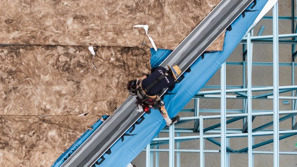 Insulation and sarking down, sheets going on one by one. 

It&rsquo;s not the part most people notice, but it&rsquo;s the part that makes the difference long term. 

Get in touch with the team today for a free inspection.